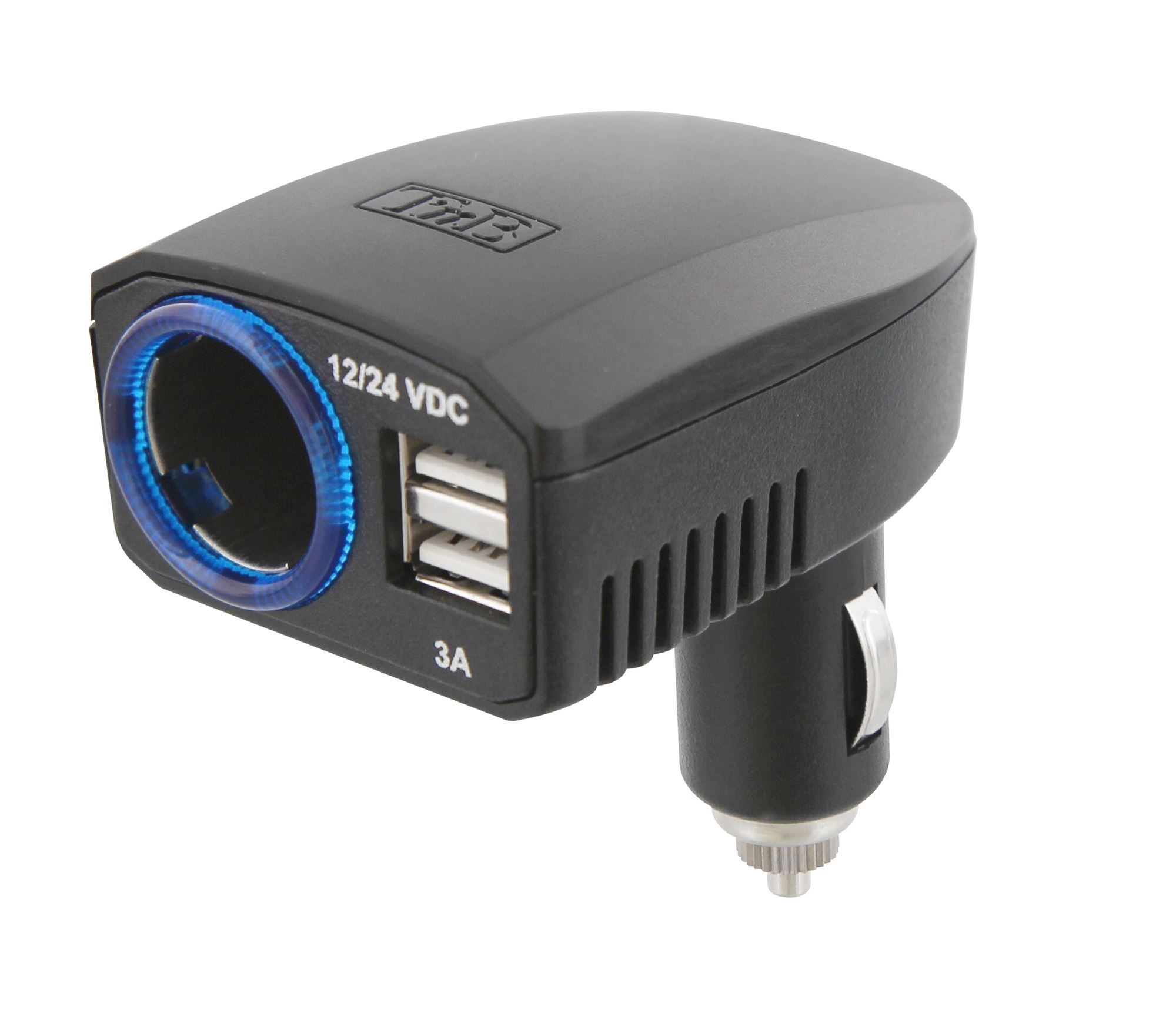 2XUSB-A 24W car charger + 1 car socket1
