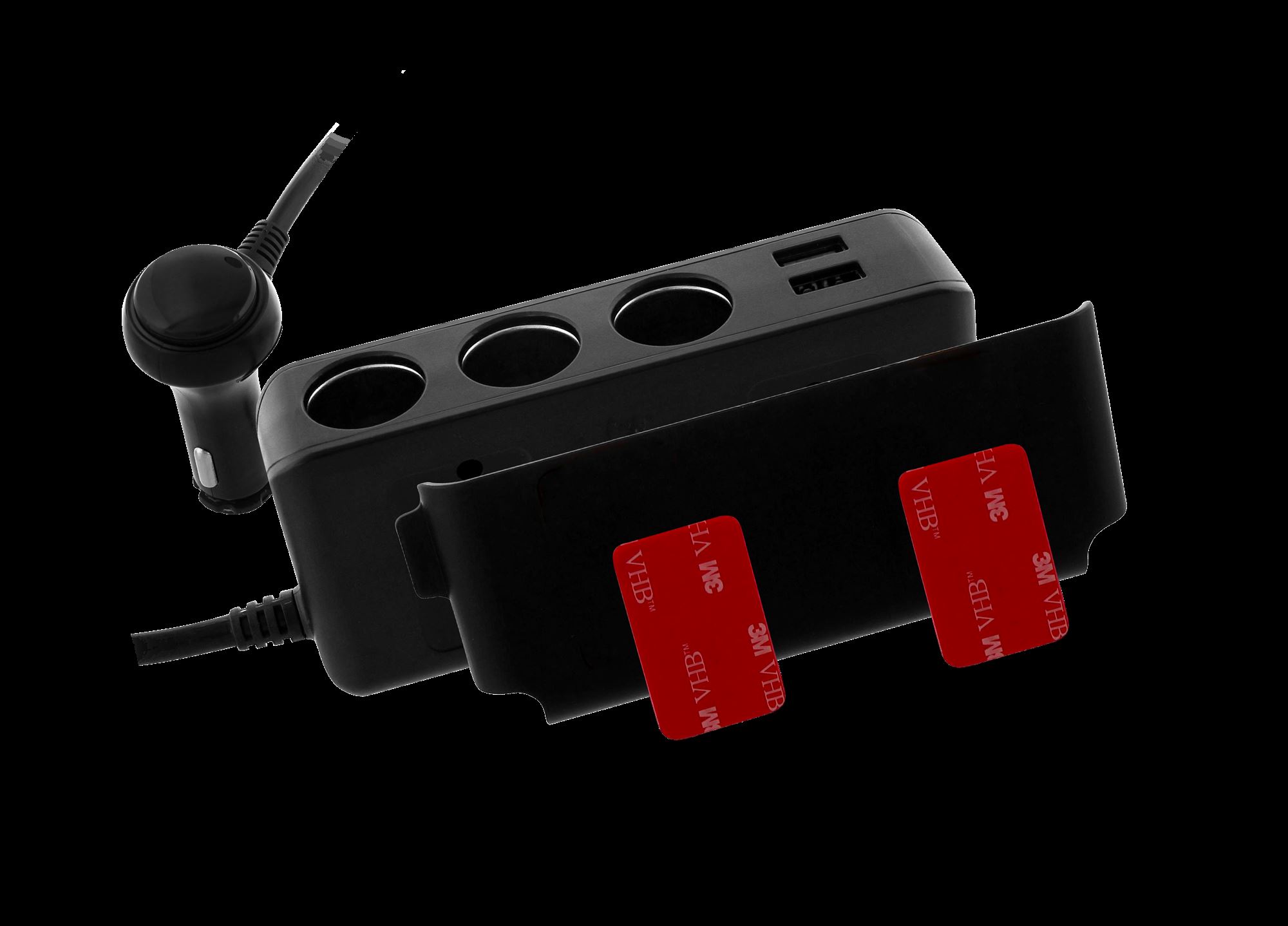 Chargeur allume-cigares 4XUSB-A 120W + 3 prises allume-cigares2