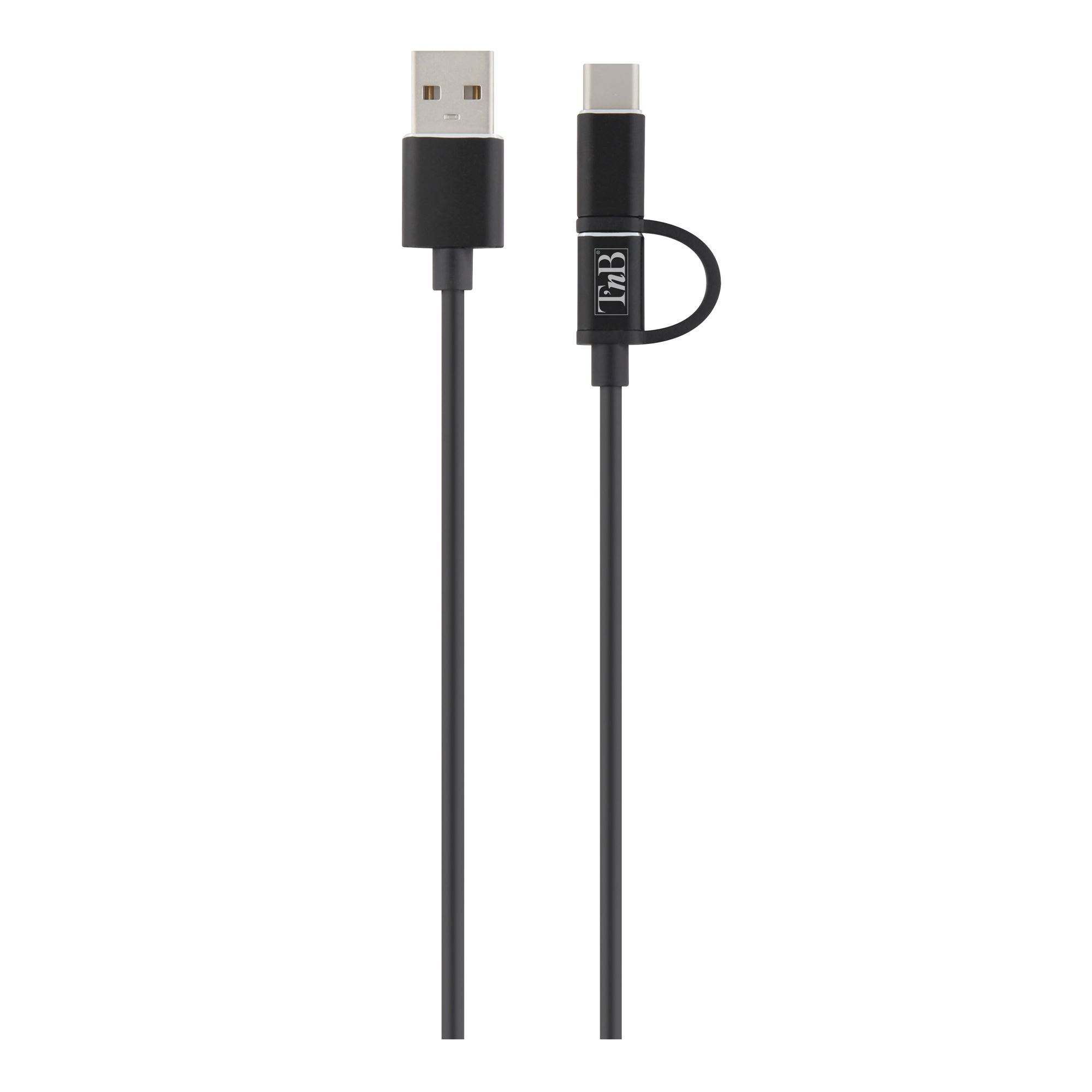 Pack de charge 12W : 1 USB chargeur secteur + chargeur allume cigare + câble 2 en 13