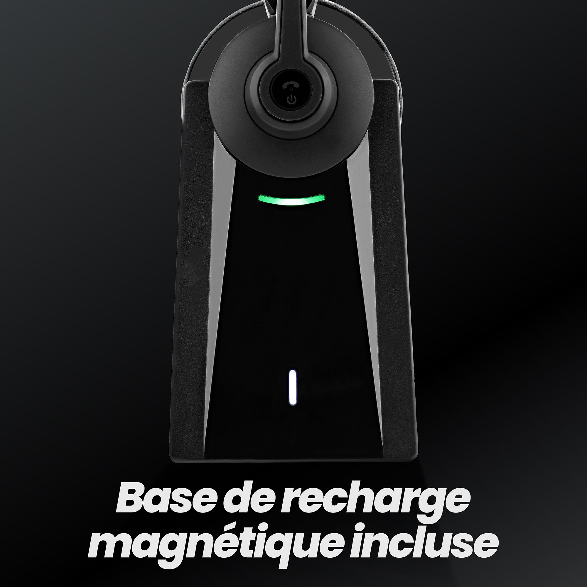 Micrófono auricular Bluetooth® de 2,4 GHz con base de carga ACTIV 1000X4