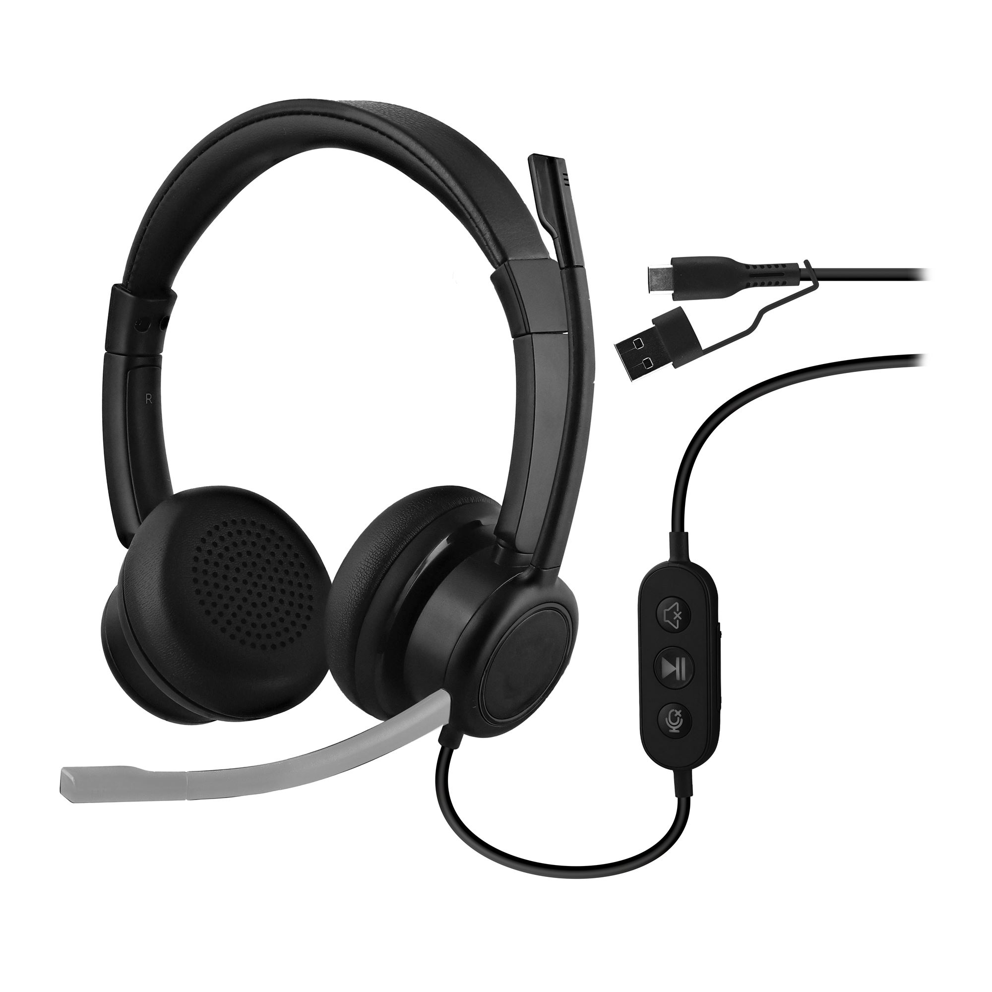 Casque professionnel filaire USB-A & USB-C - ACTIV200S3