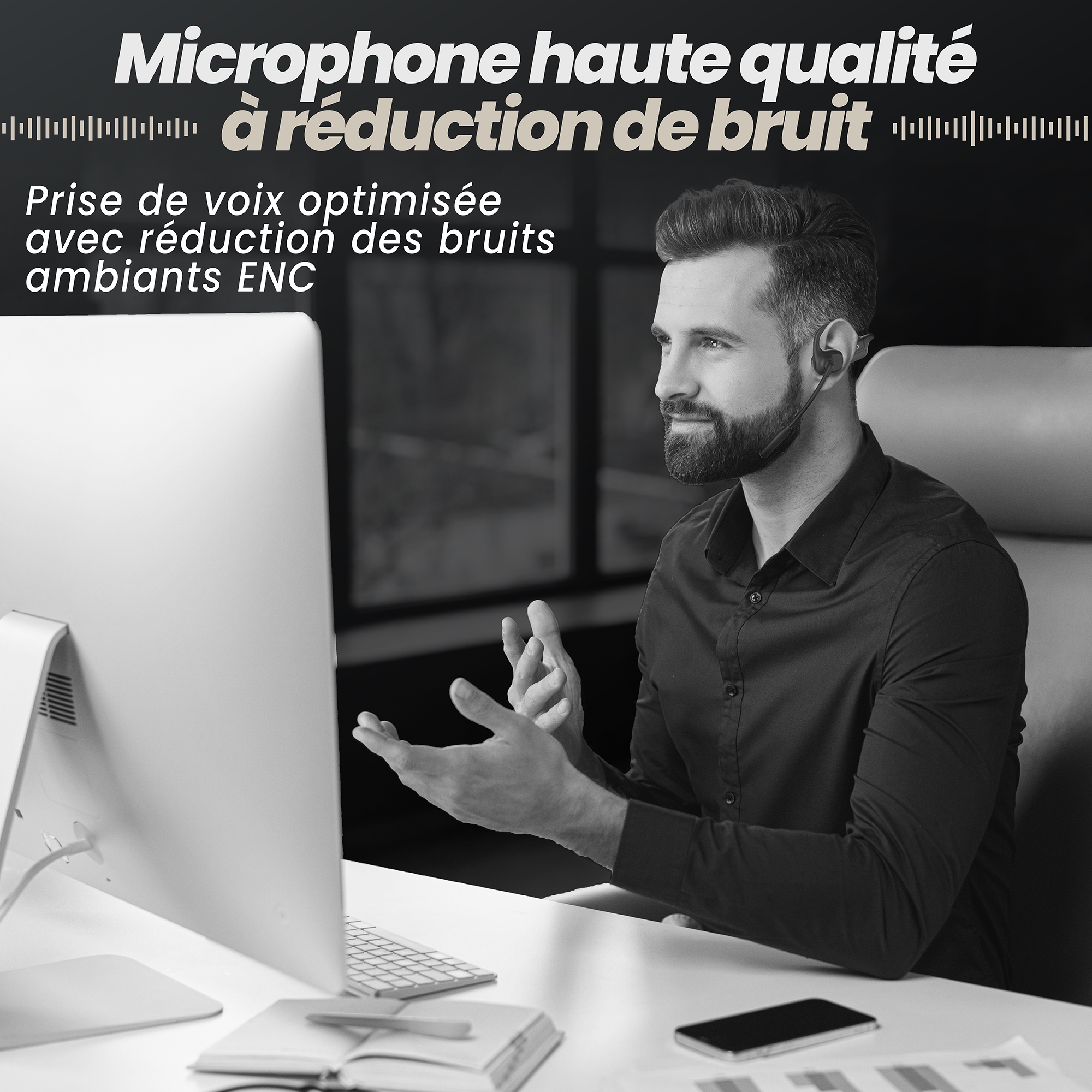 Micro casque Bluetooth® ultra léger - ACTIVAIR5