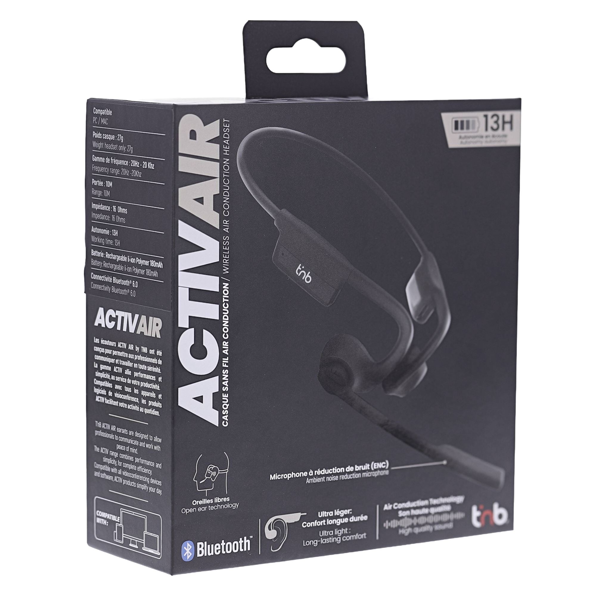 Ultra-lightweight Bluetooth® Headset - ACTIVAIR7