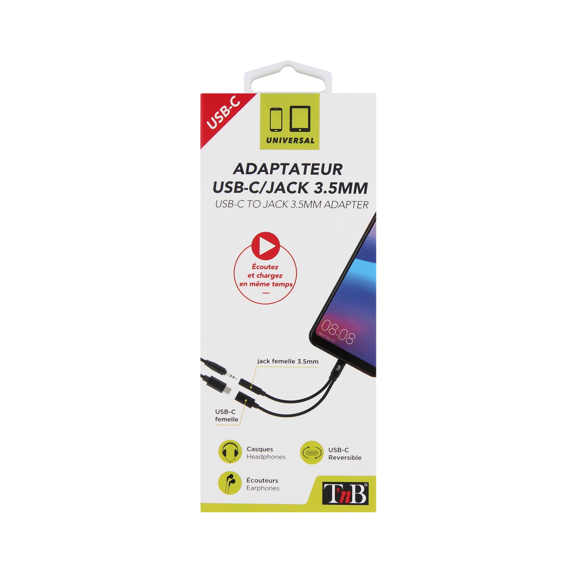 Adaptateur USB Type-C vers jack 3.5 / USB Type-C4