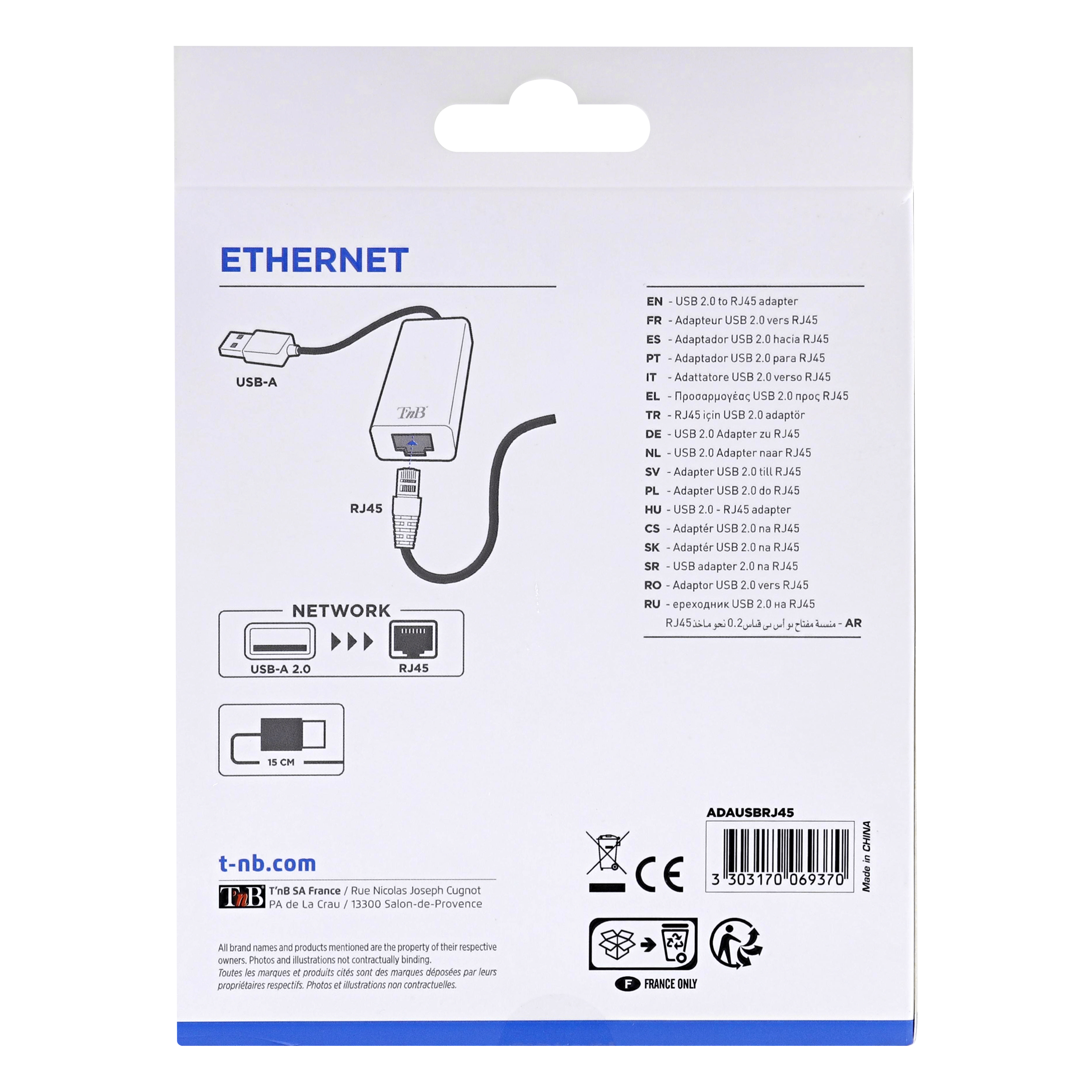 USB 2.0 to RJ45 adapter5