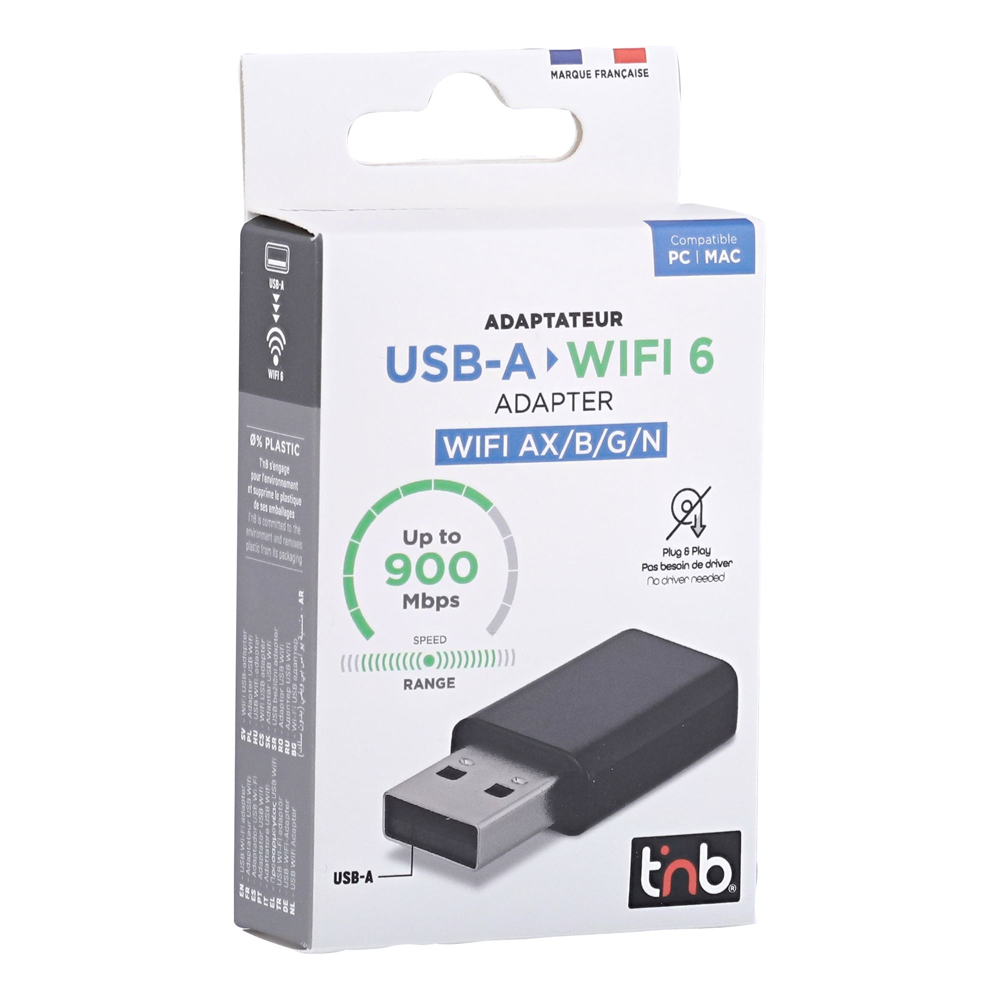 USB-A Wi-Fi 6 Key 900 Mbps3