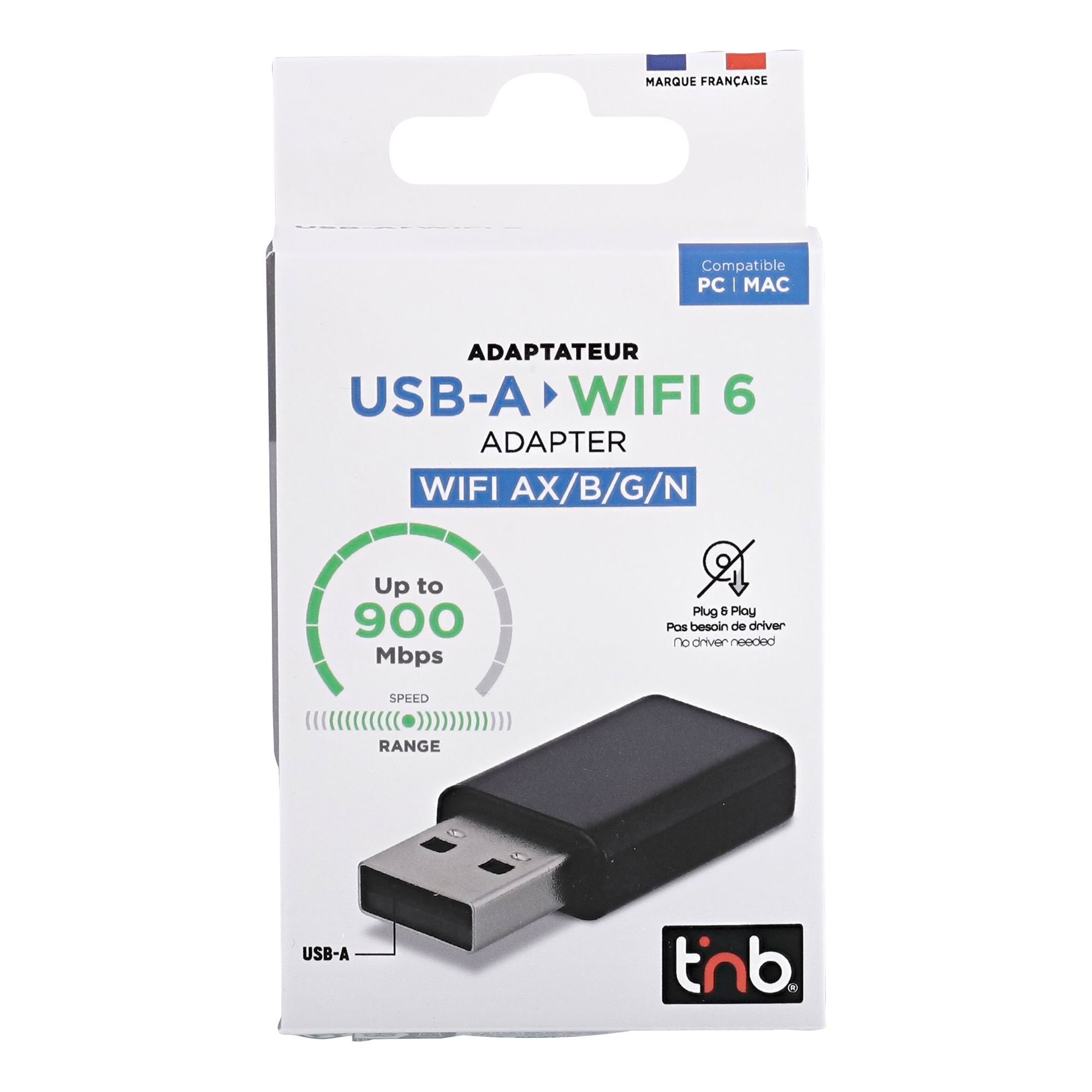 USB-A Wi-Fi 6 Key 900 Mbps4