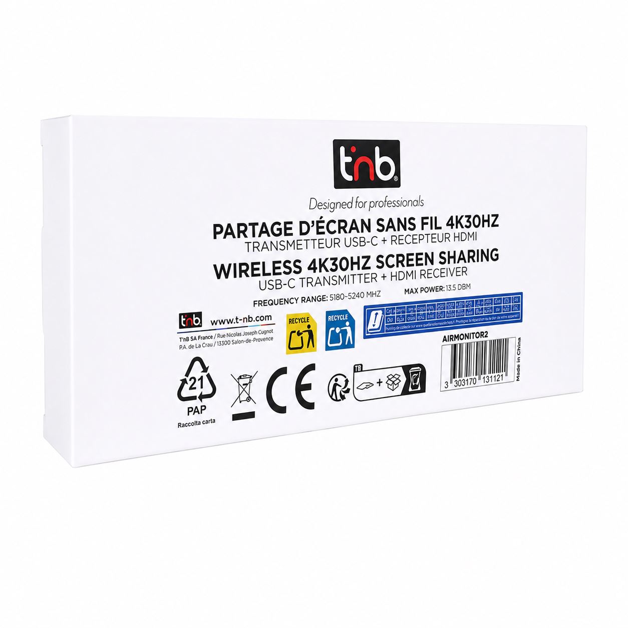 Partage d'écran HDMI sans fil Full HD4