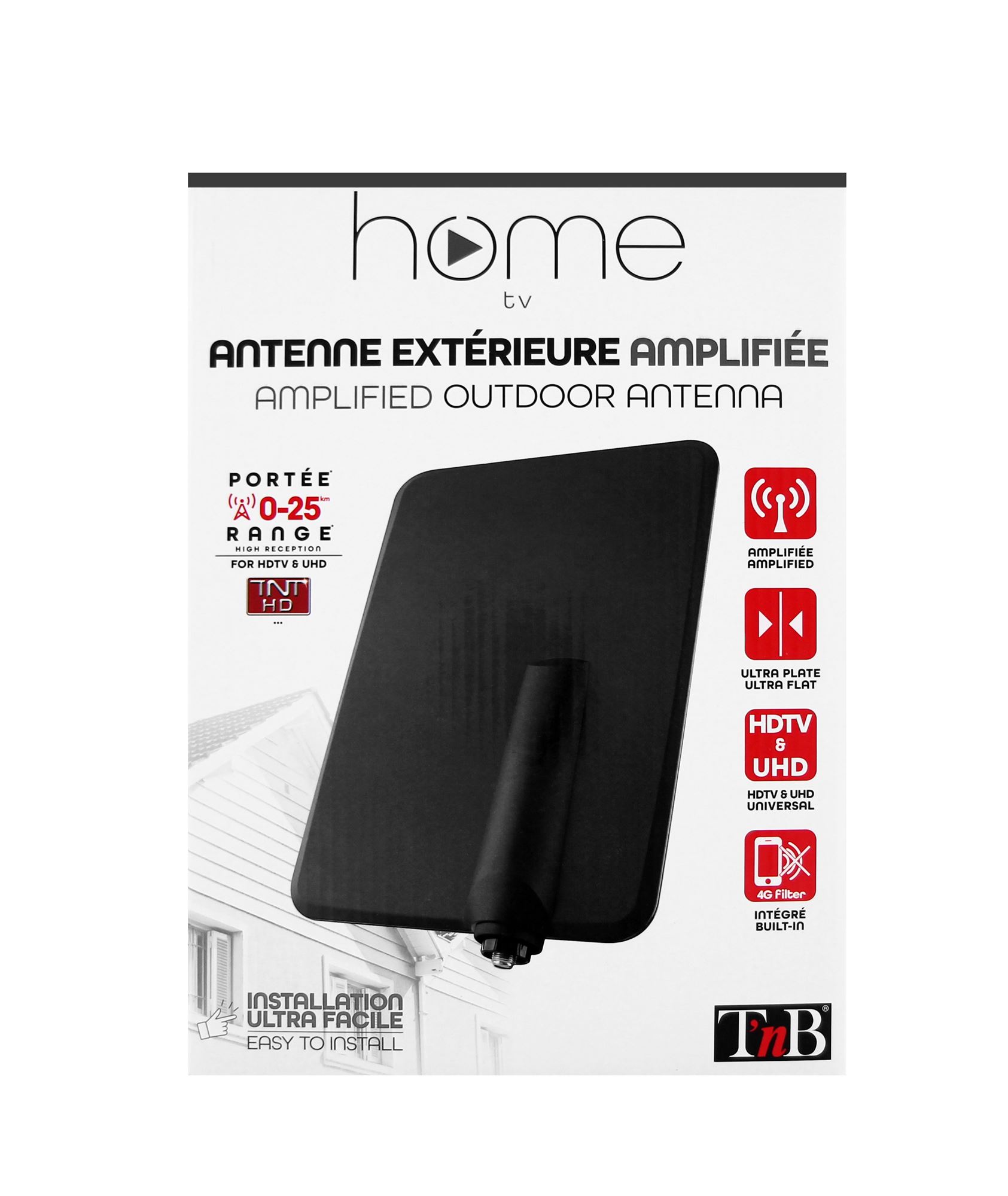 Antenne extérieure amplifiée 45 dB7