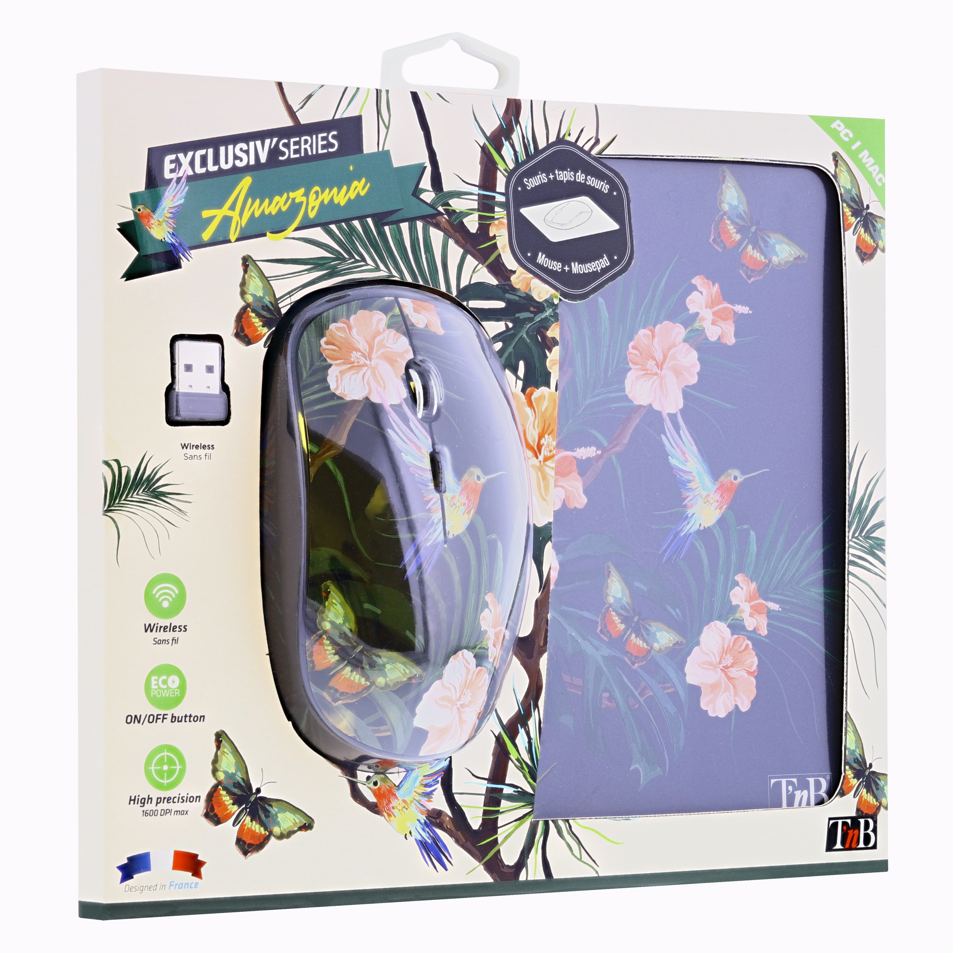 Bundle tapis de souris et souris sans fil AMAZON EXCLUSIV5