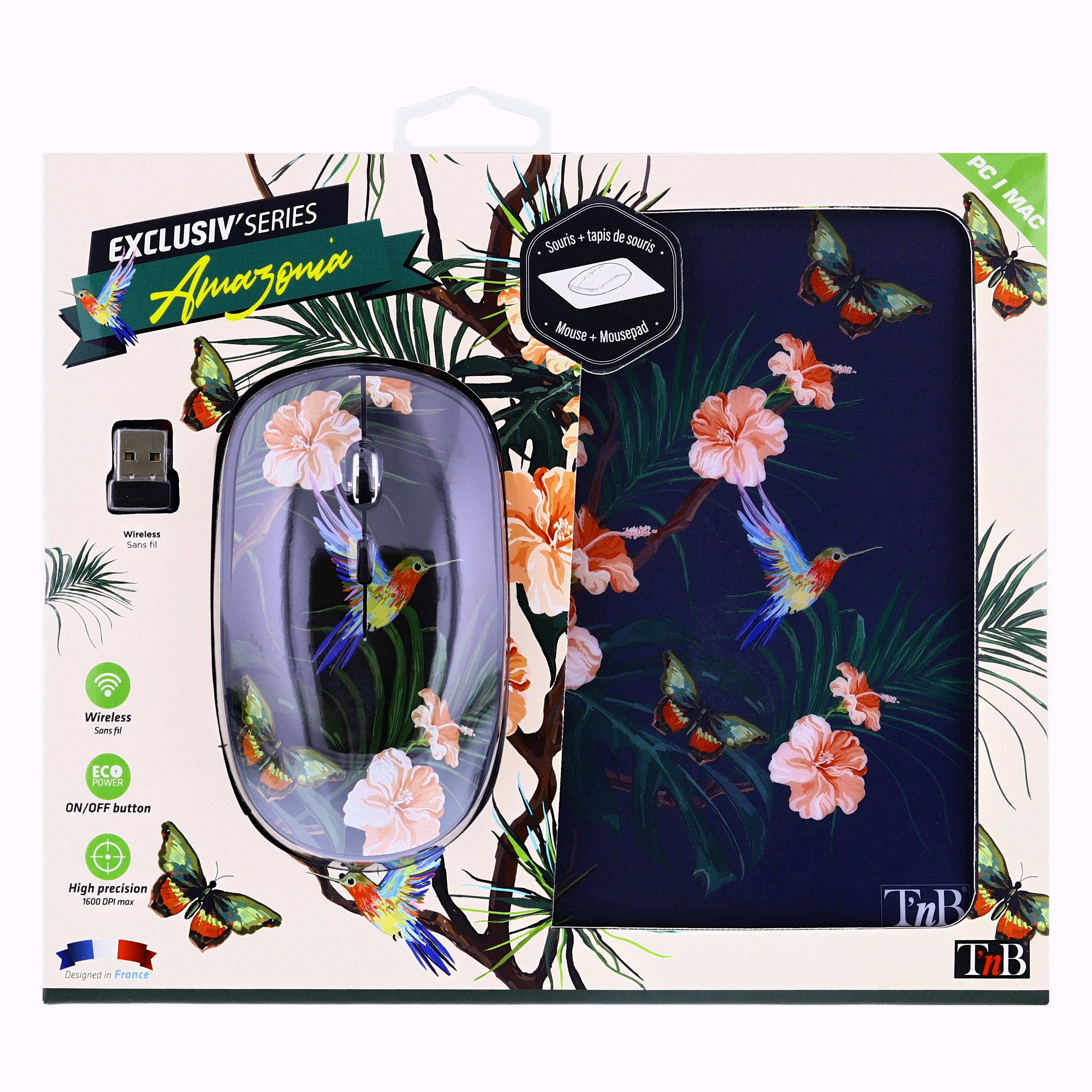 Bundle tapis de souris et souris sans fil AMAZON EXCLUSIV6
