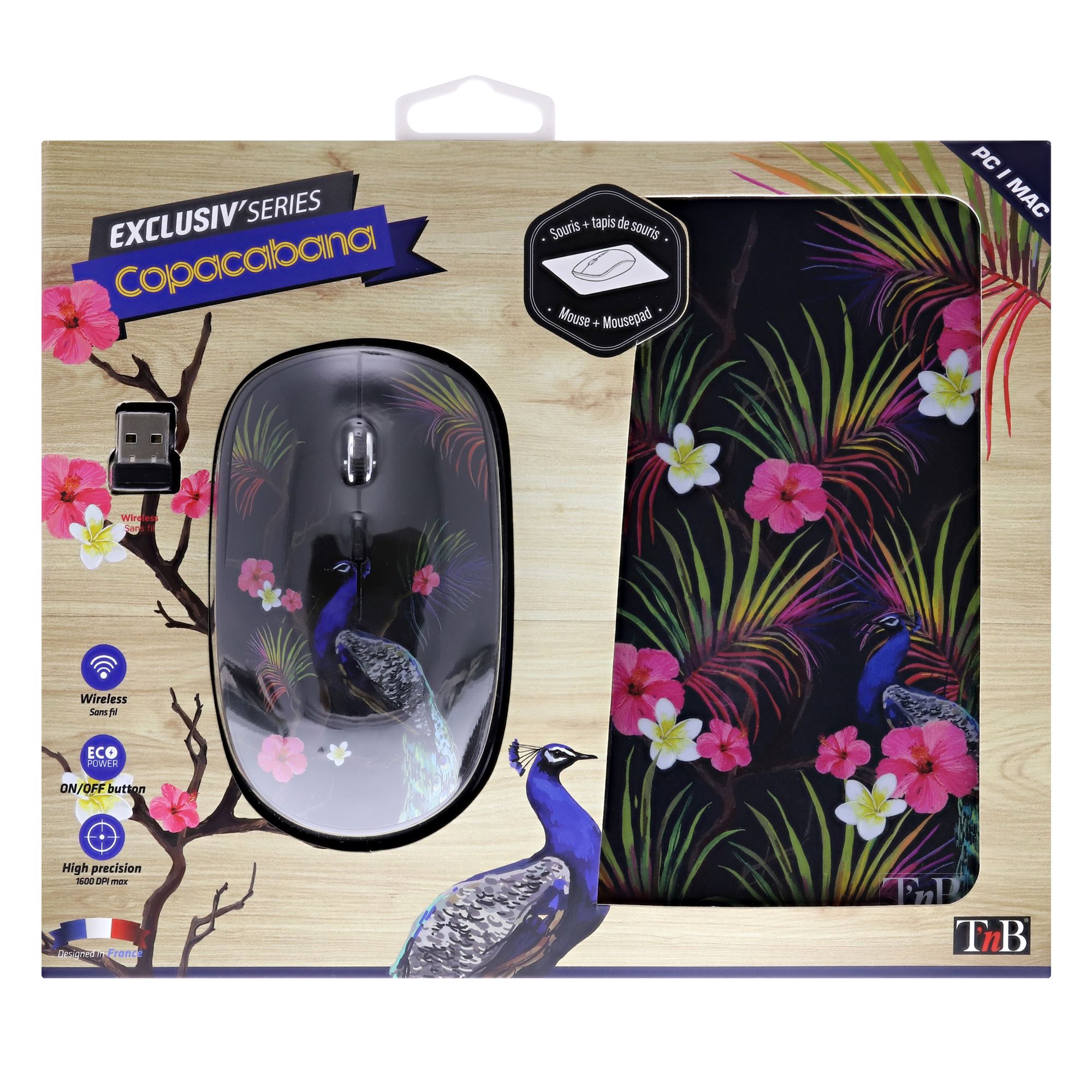 COPACABANA EXCLUSIV Mouse Pad and Wireless Mouse Bundle6