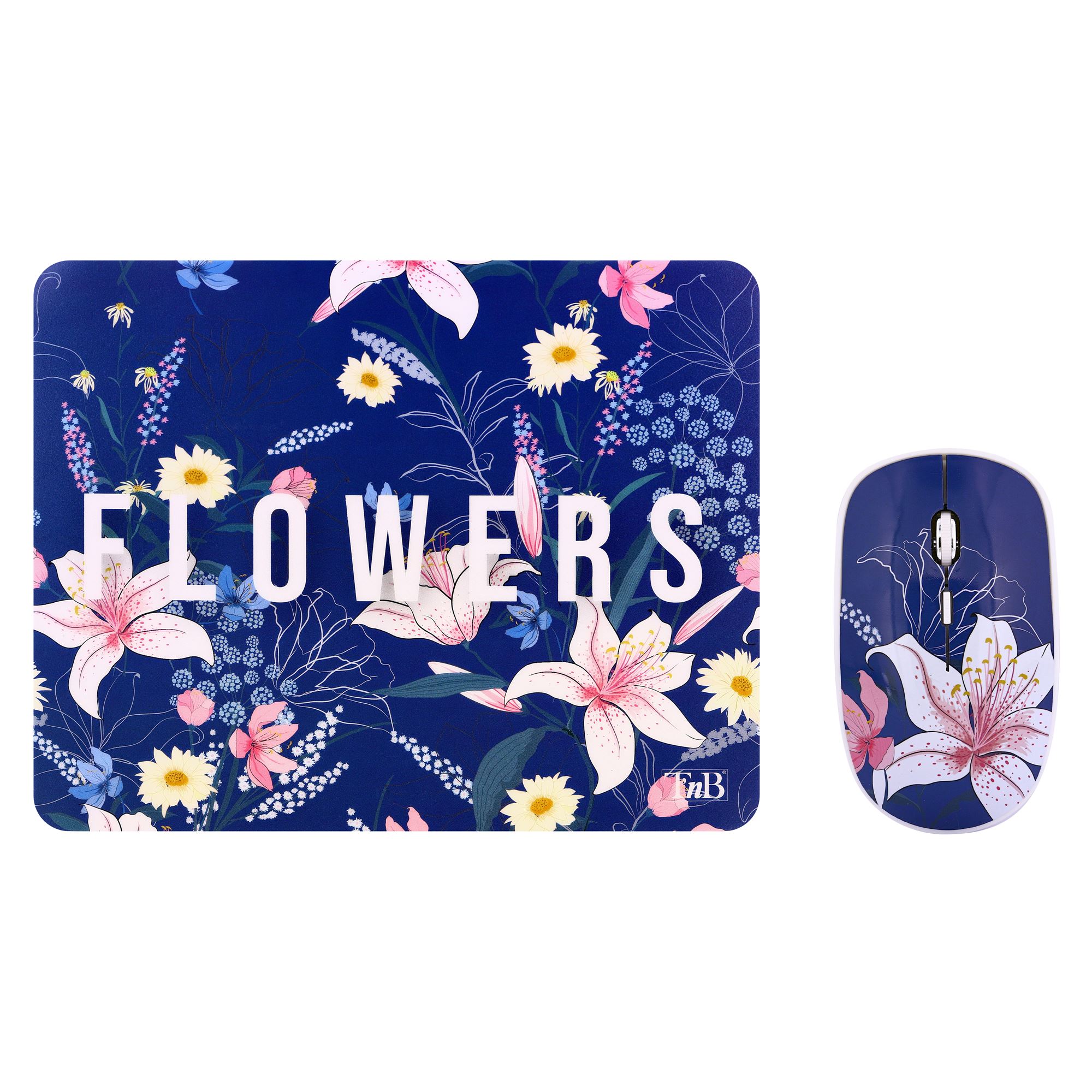 GARDEN EXCLUSIV Mouse Pad and Wireless Mouse Bundle1