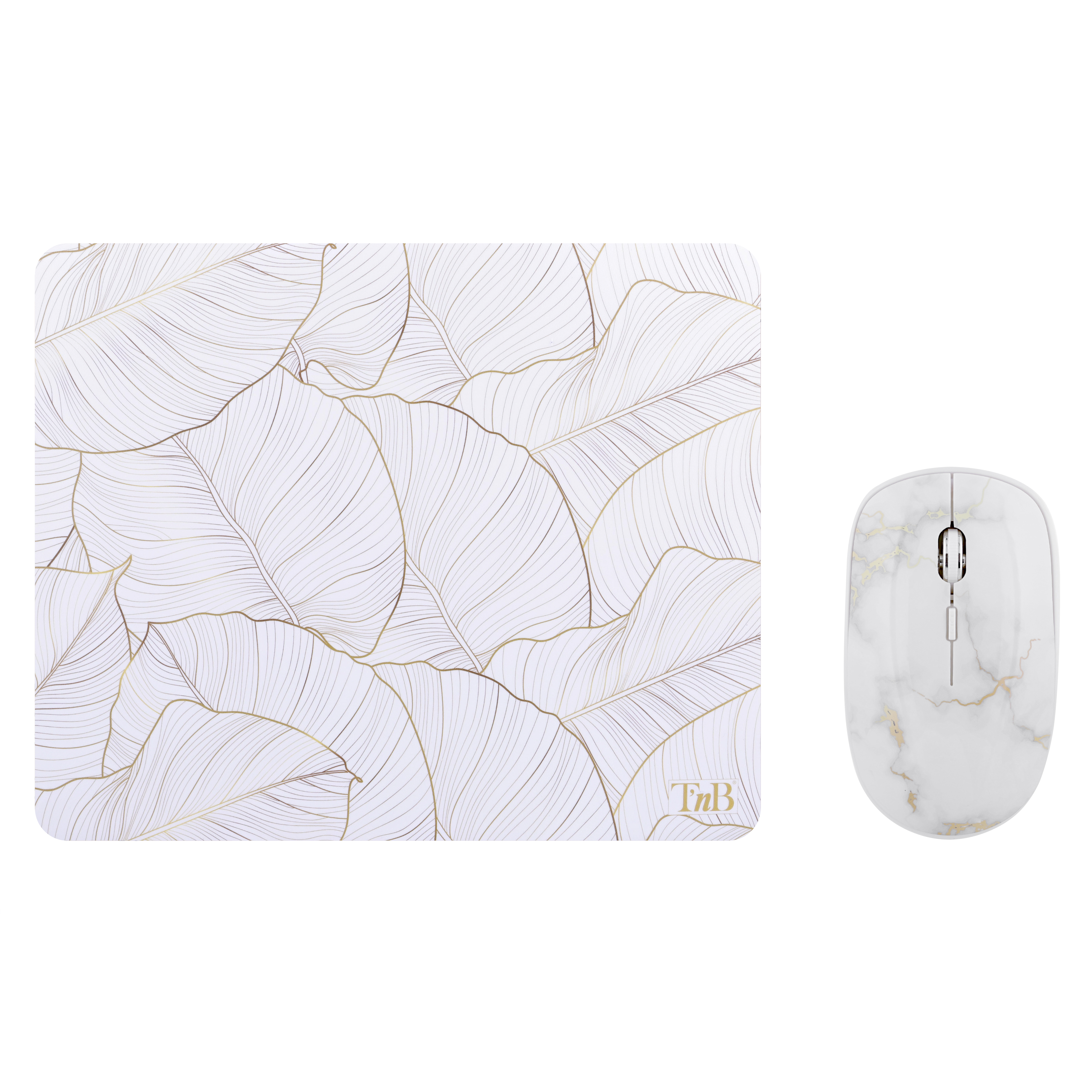 Bundle tapis de souris et souris sans fil GOLD EXCLUSIV2