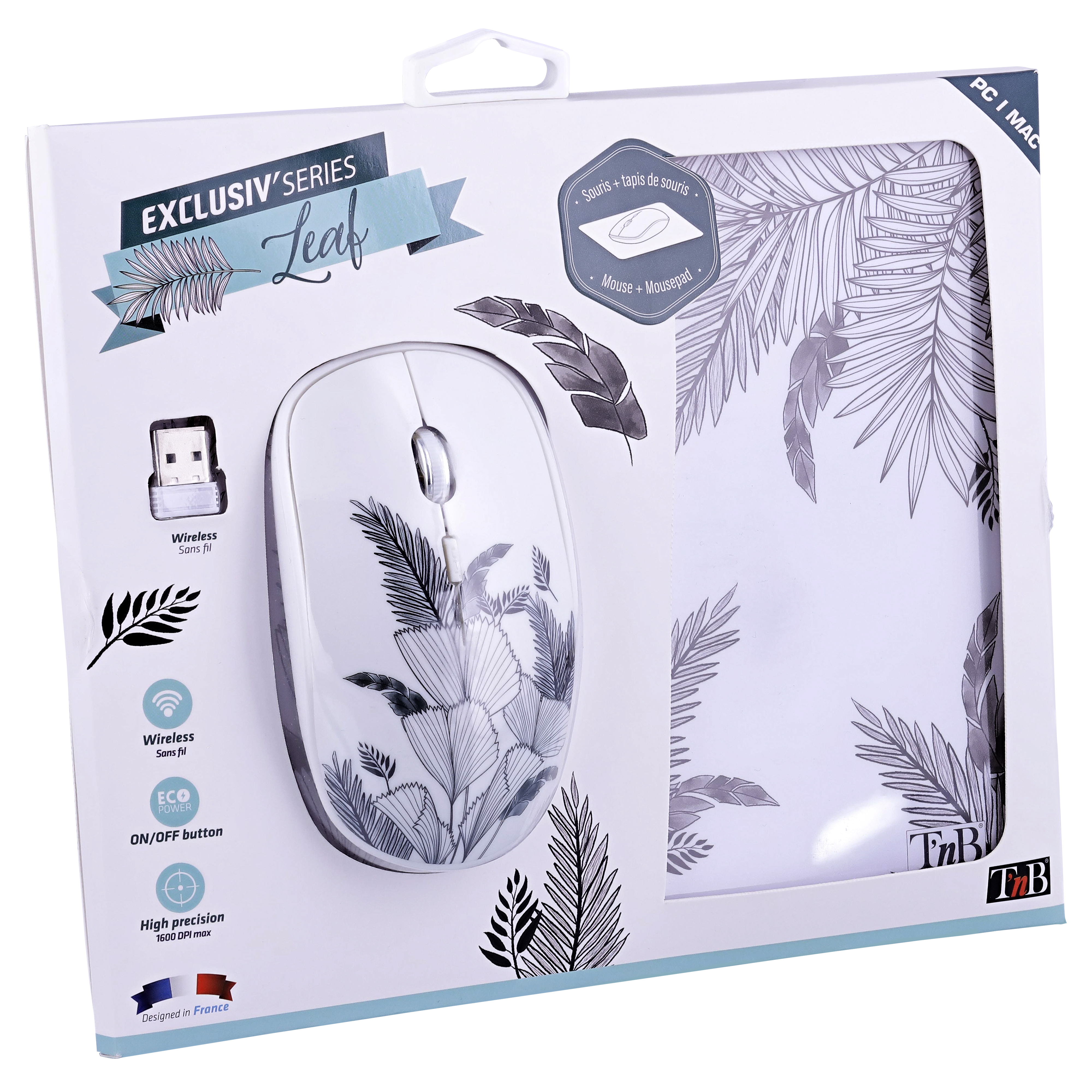 LEAF EXCLUSIV Wireless Mouse and Mouse Pad Bundle4