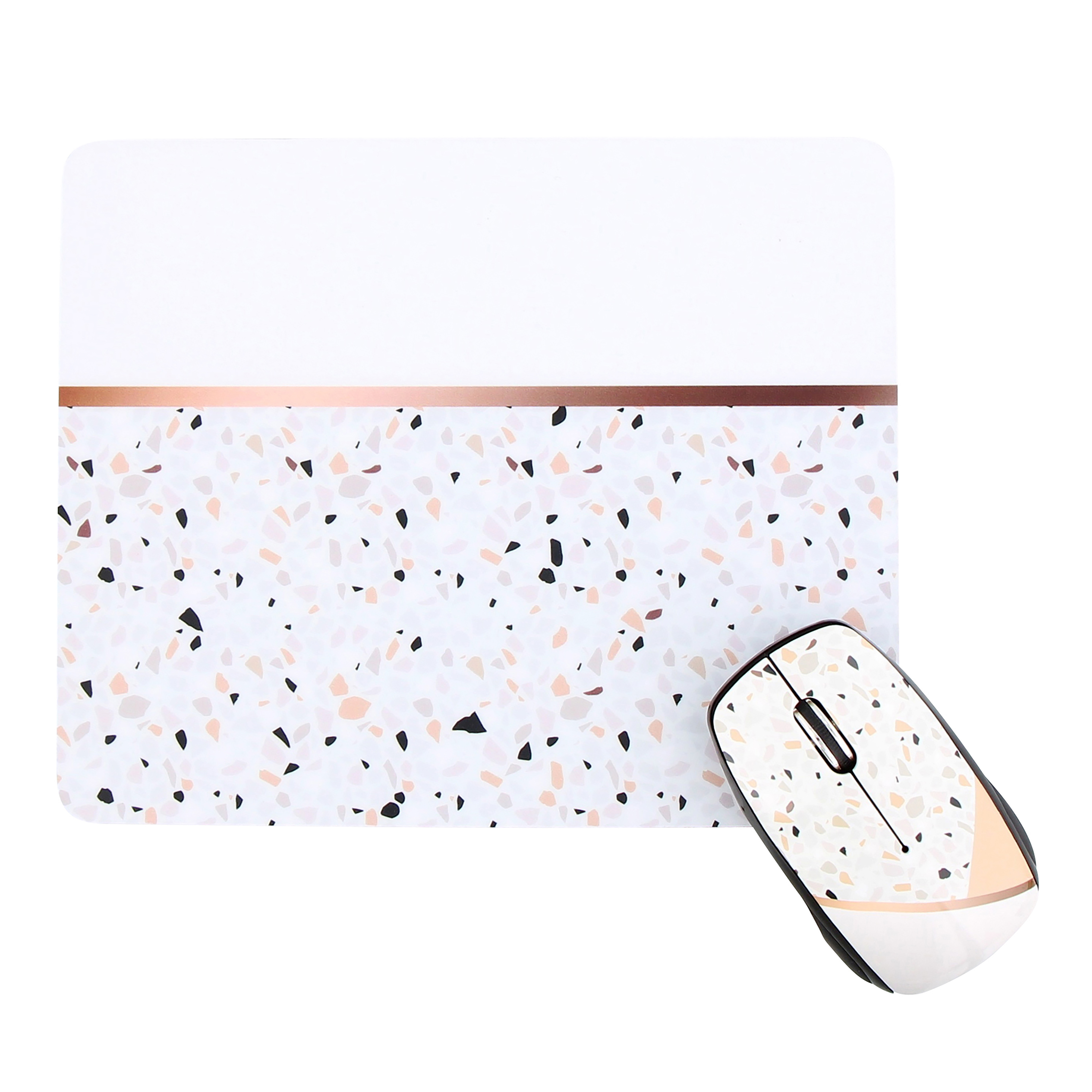TERRAZZO EXCLUSIV Wireless Mouse and Mouse Pad Bundle1