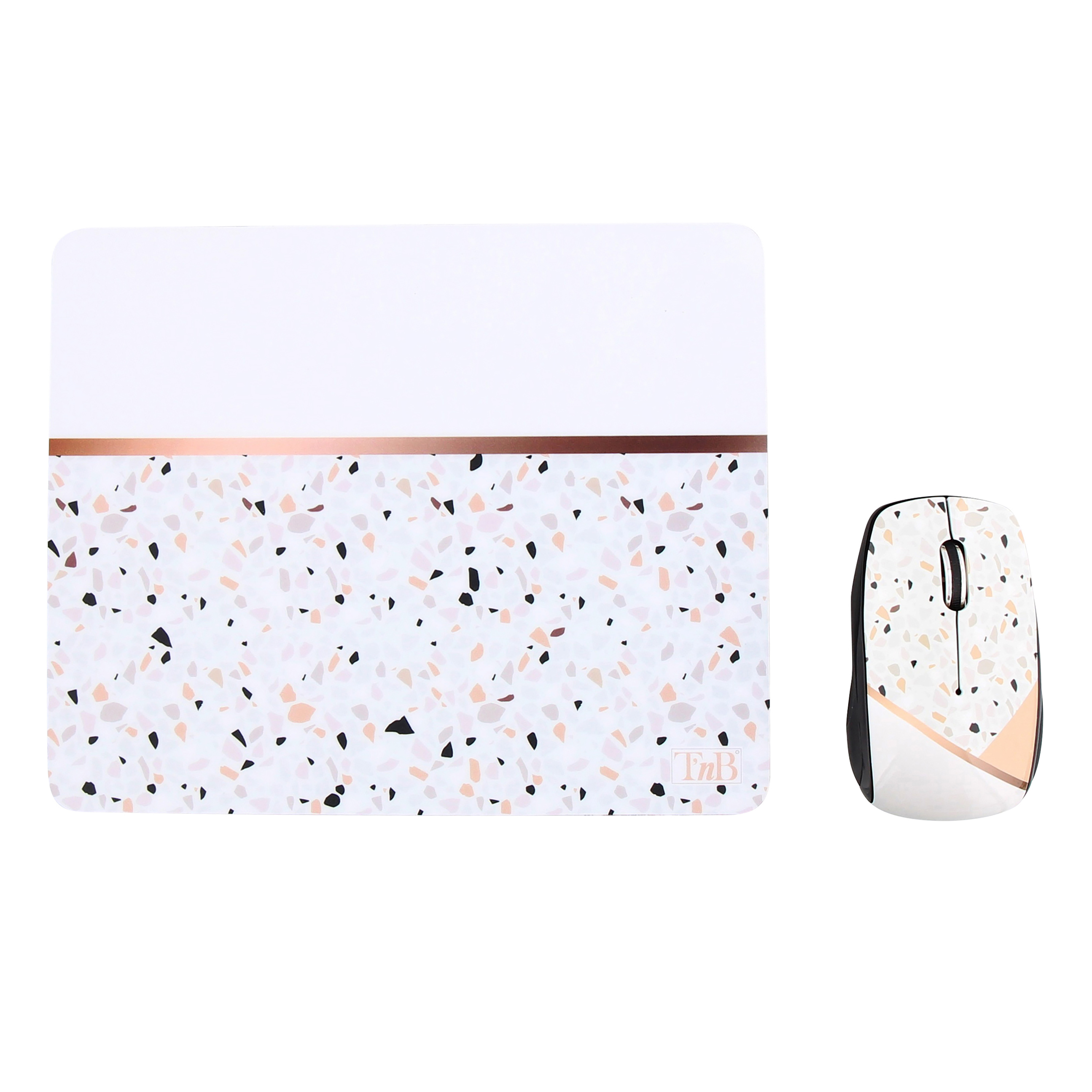 TERRAZZO EXCLUSIV Wireless Mouse and Mouse Pad Bundle2