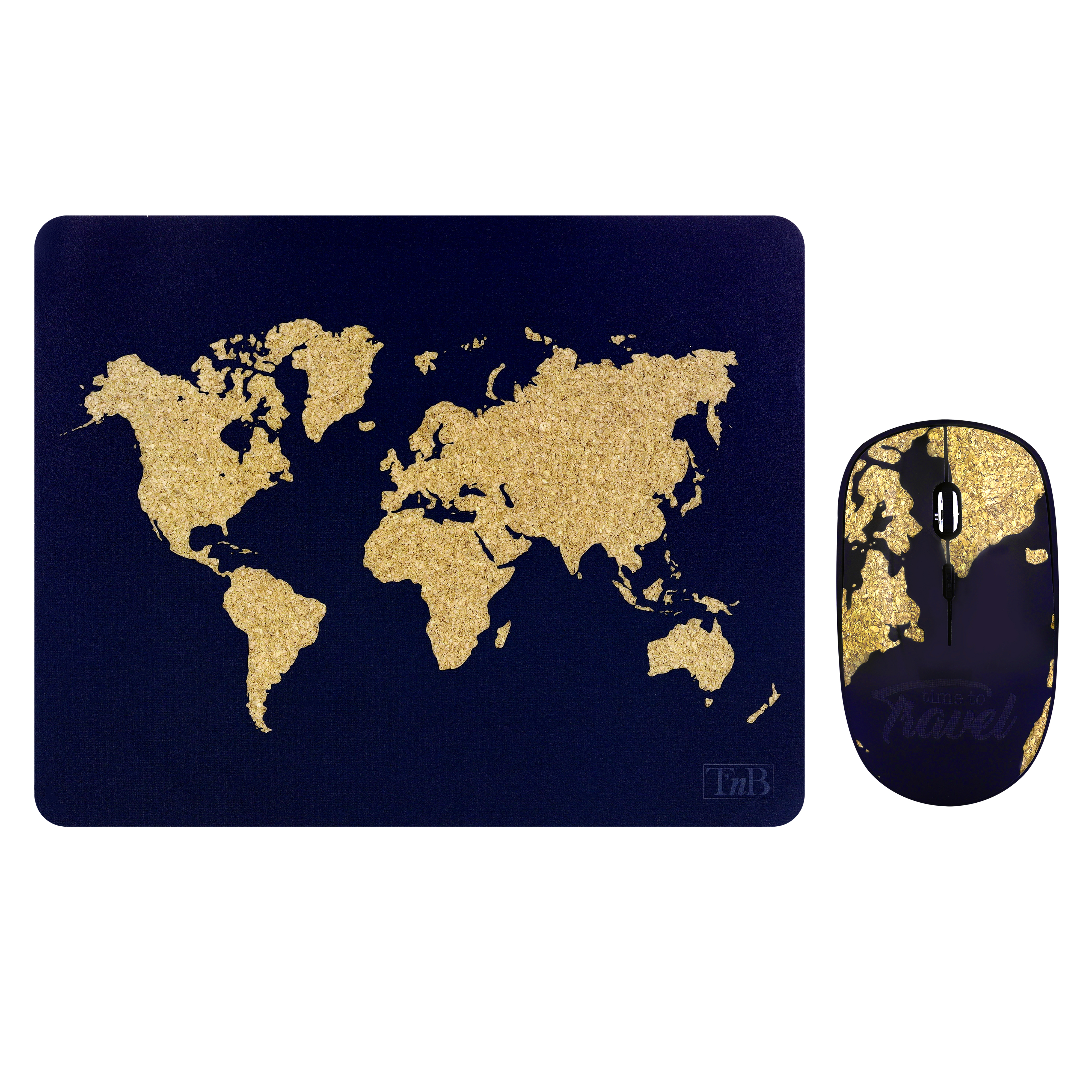 Bundle tapis de souris et souris sans fil TRAVEL EXCLUSIV2