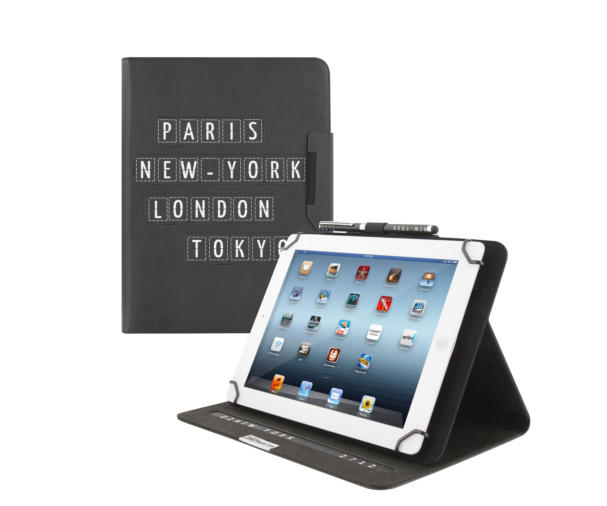 Etui folio universel + stylet pour tablette 10