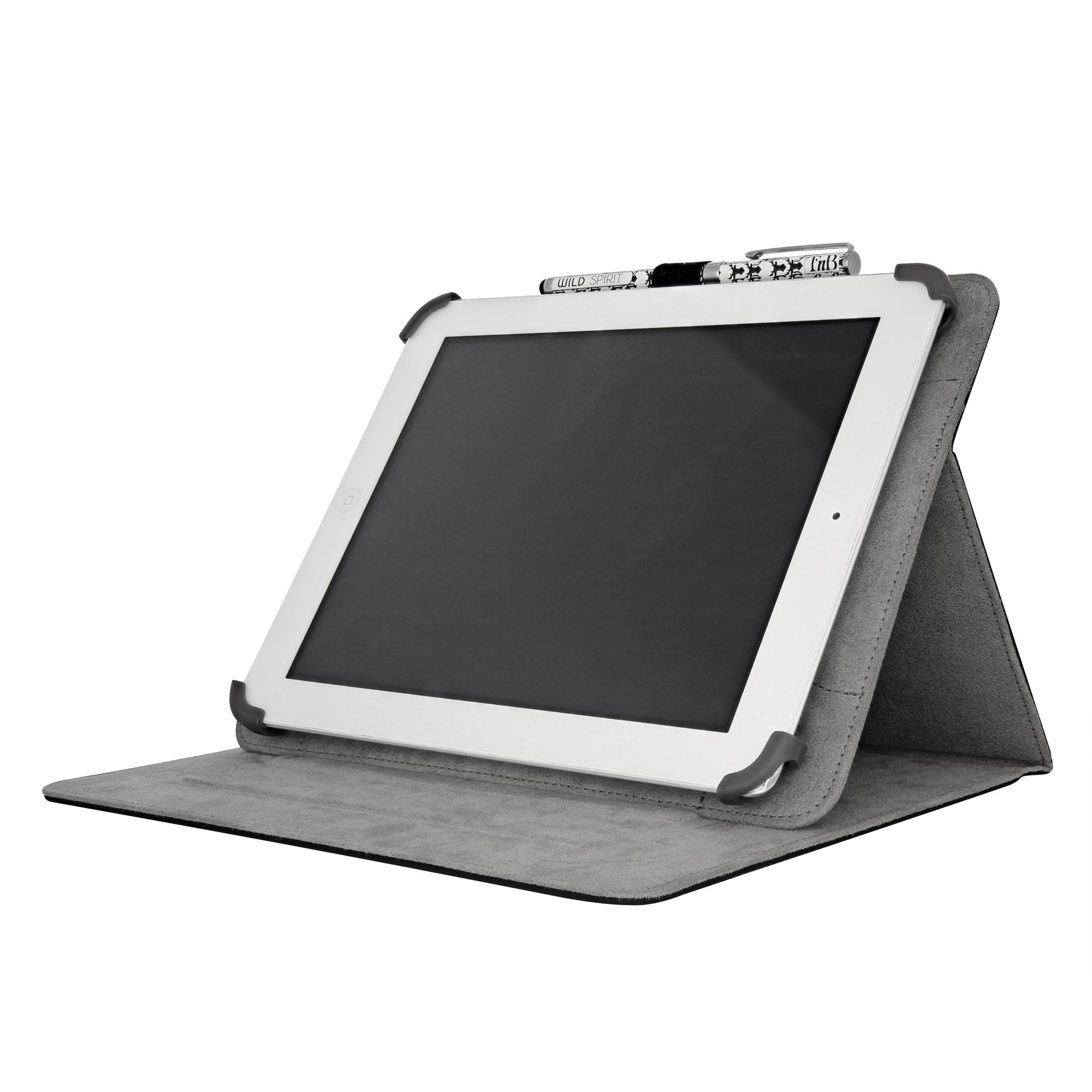 Universal folio case + stylus for 10