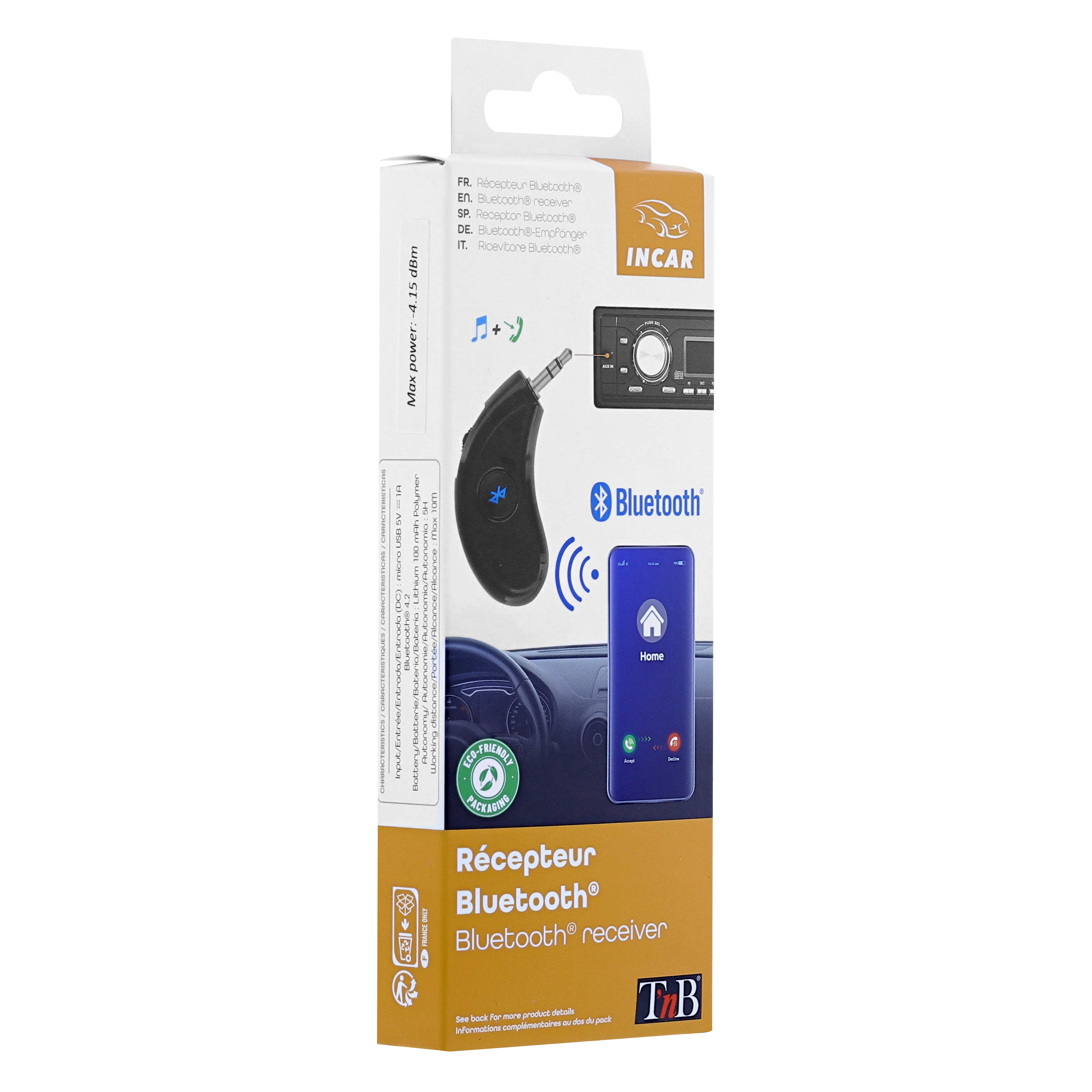 Récepteur Bluetooth jack 3,5 mm compact3