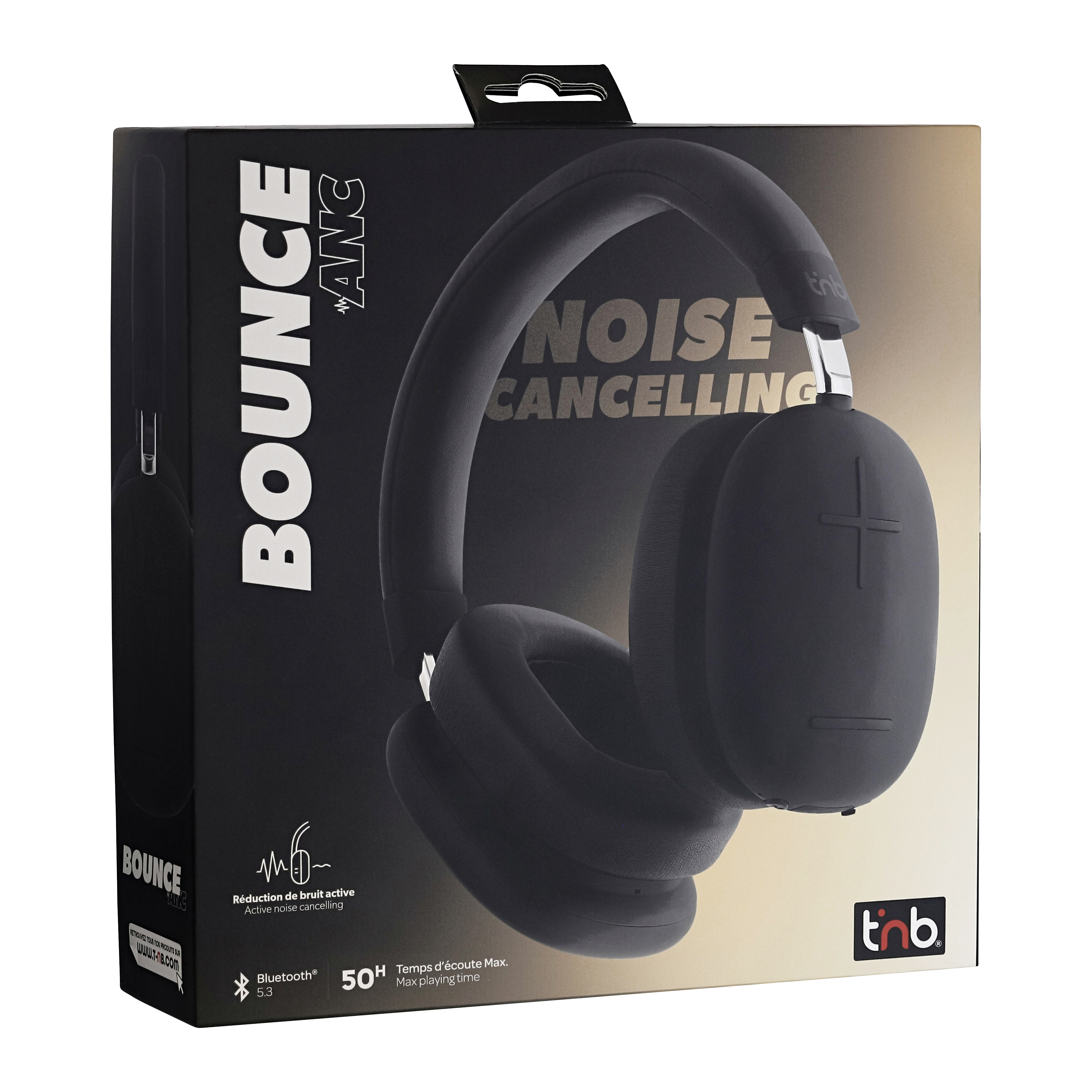 Auriculares Bluetooth con cancelación activa de ruido BOUNCE6