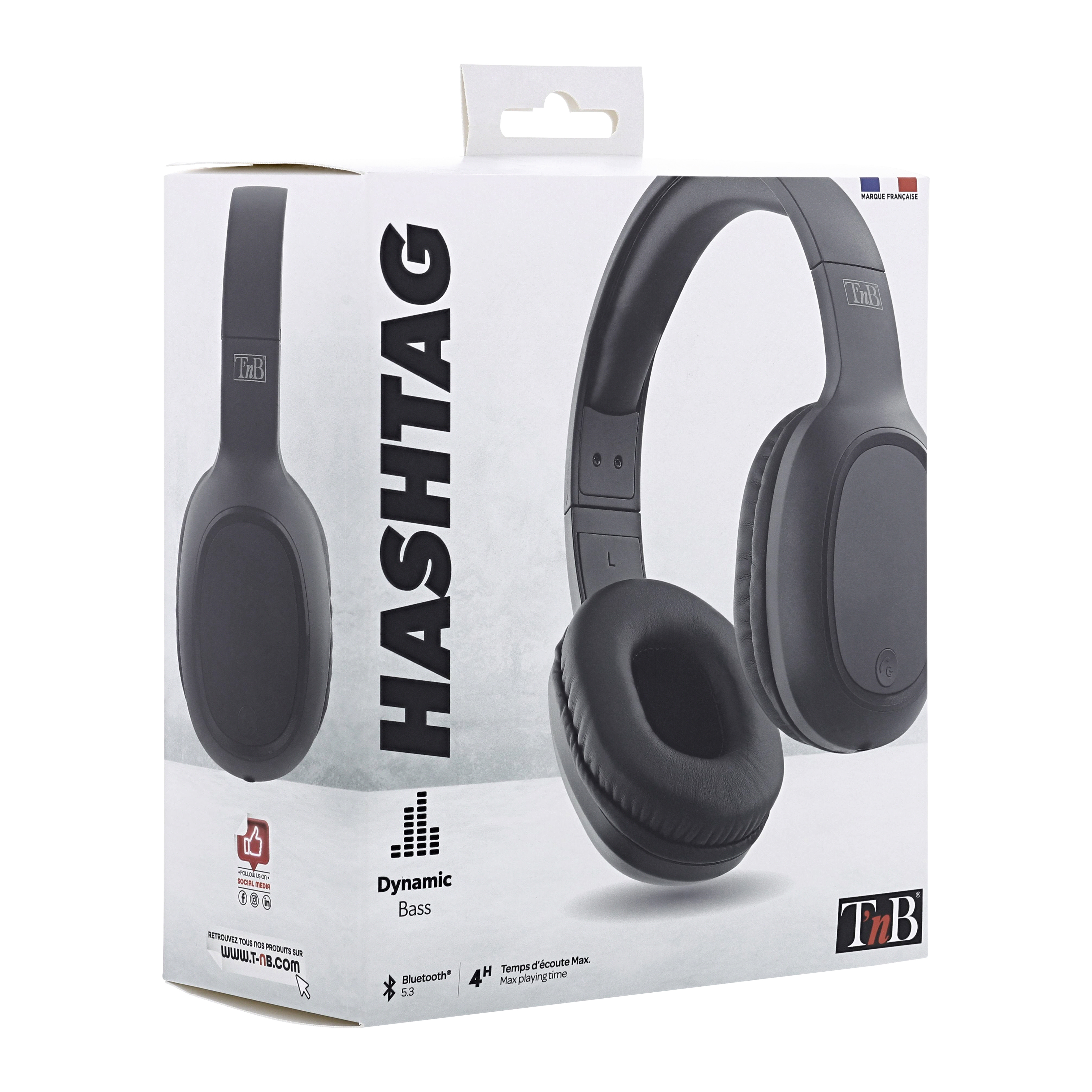 Auriculares Bluetooth HTAG negros4