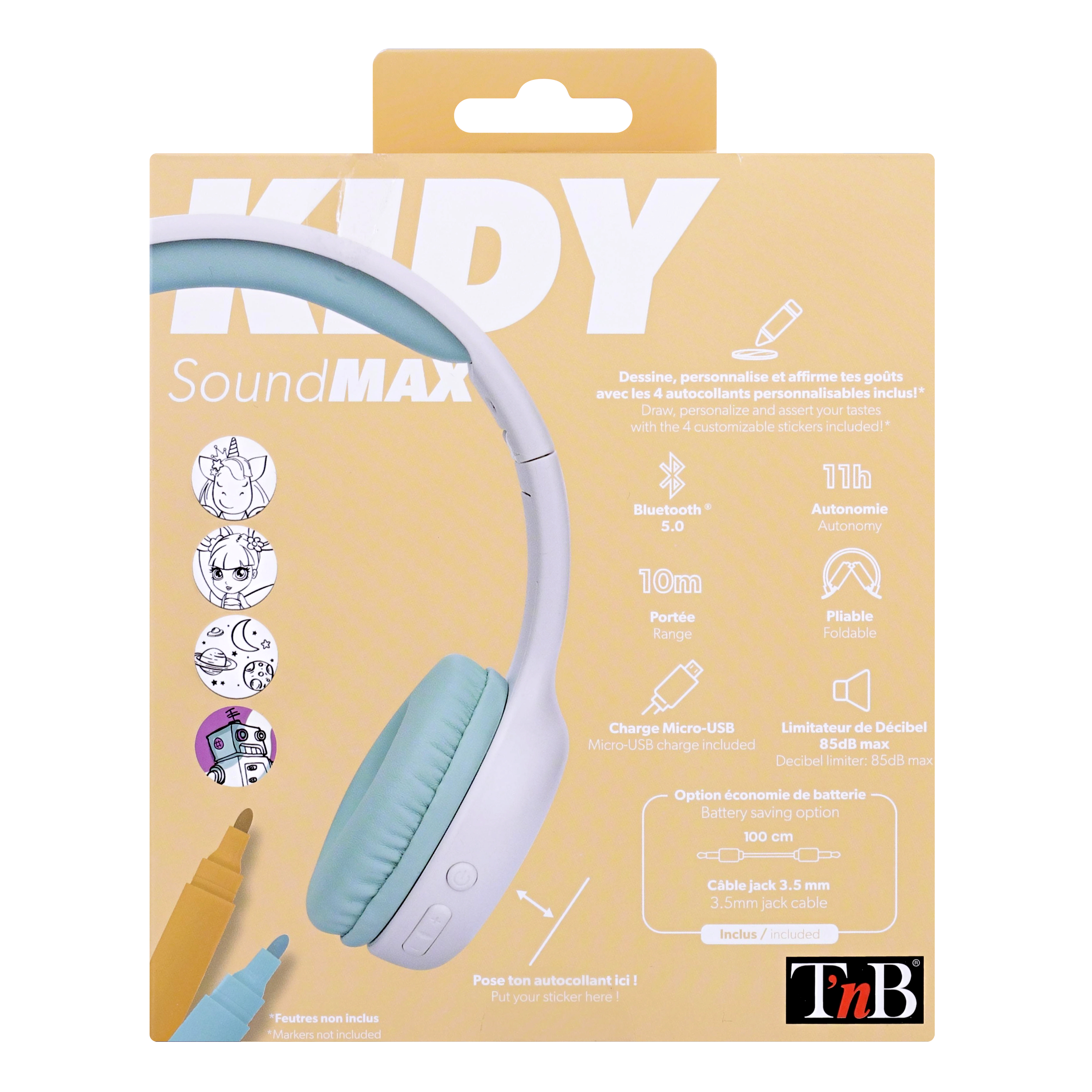 KIDY Bluetooth headset with decibel limiter9