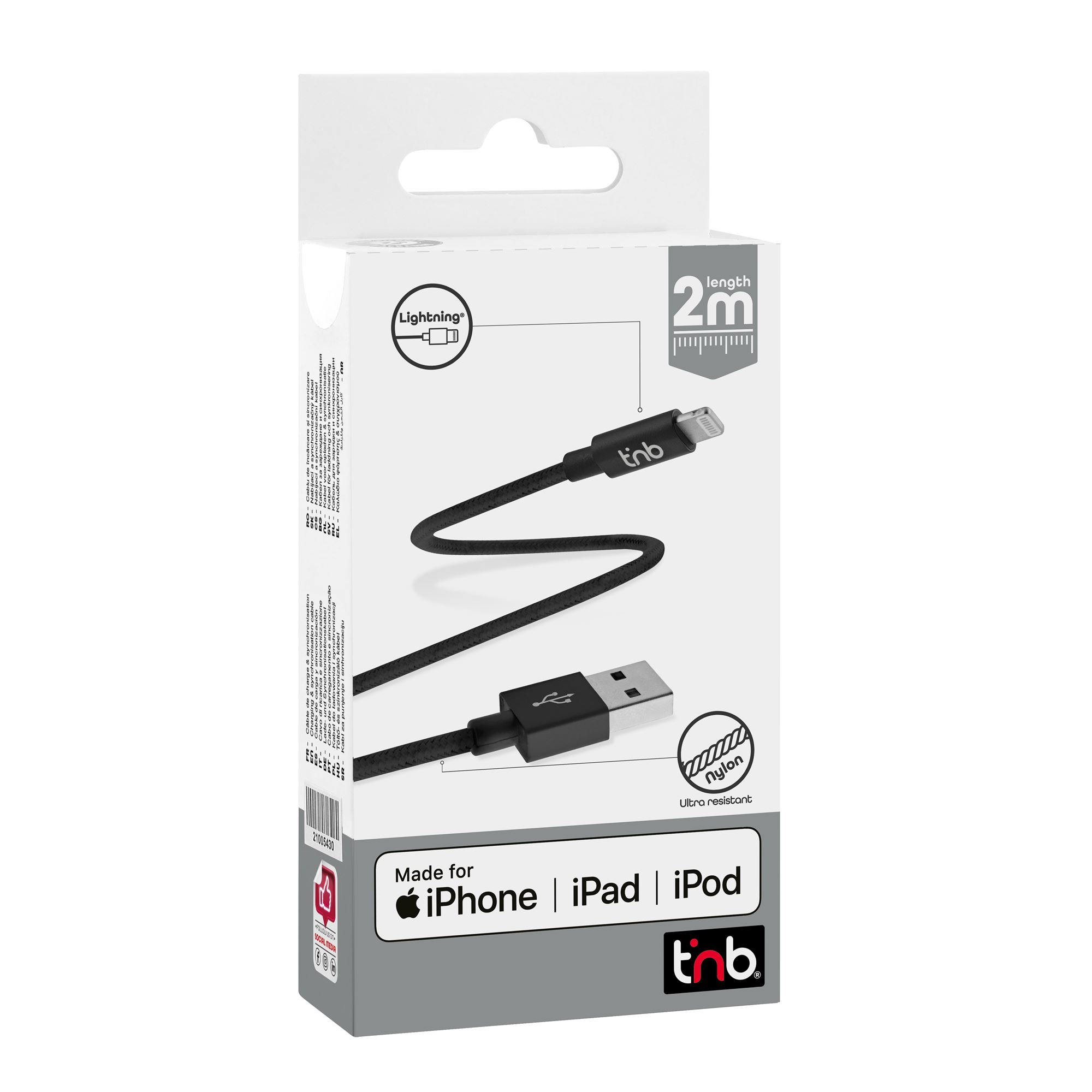 Câble Lightning tressé7