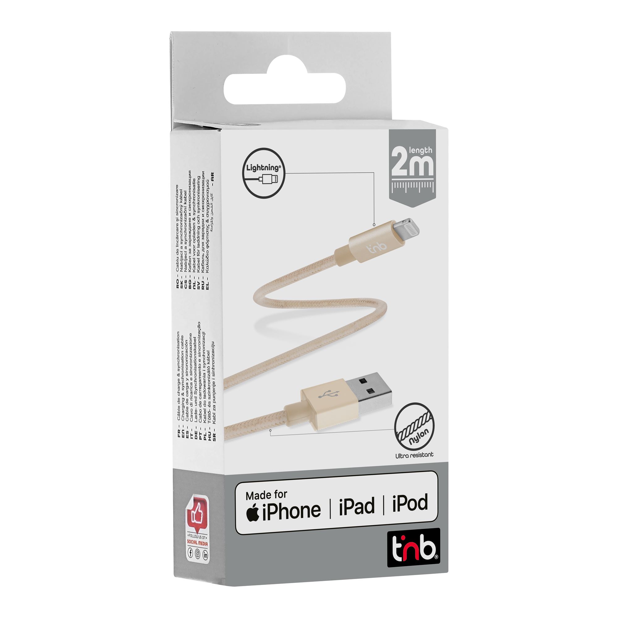 Câble Lightning tressé7