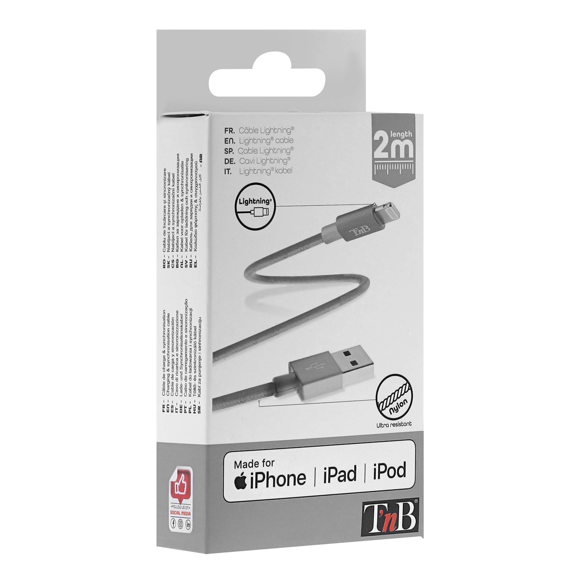 Cable Lightning trenzado7
