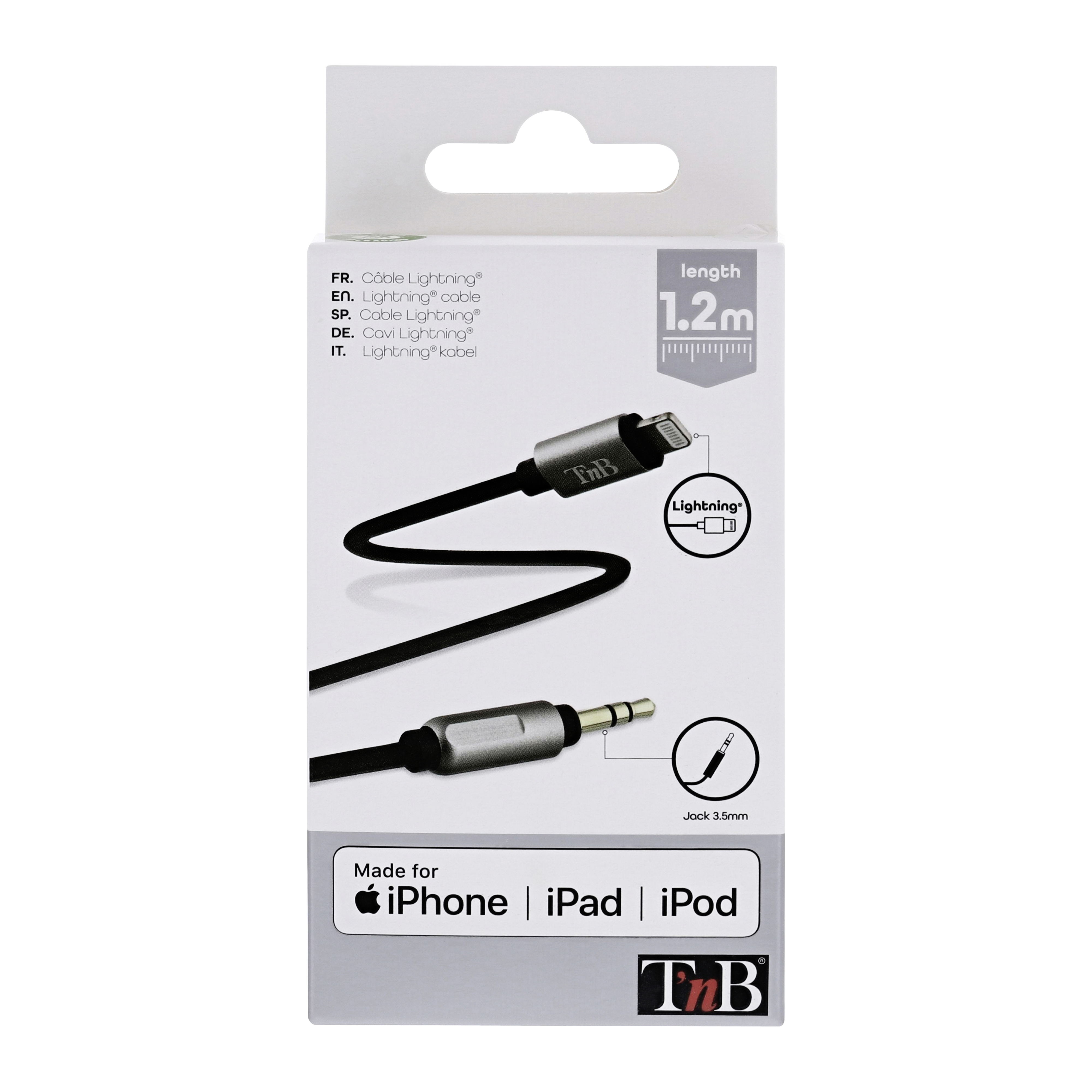 Lightning to 3.5mm jack cable4