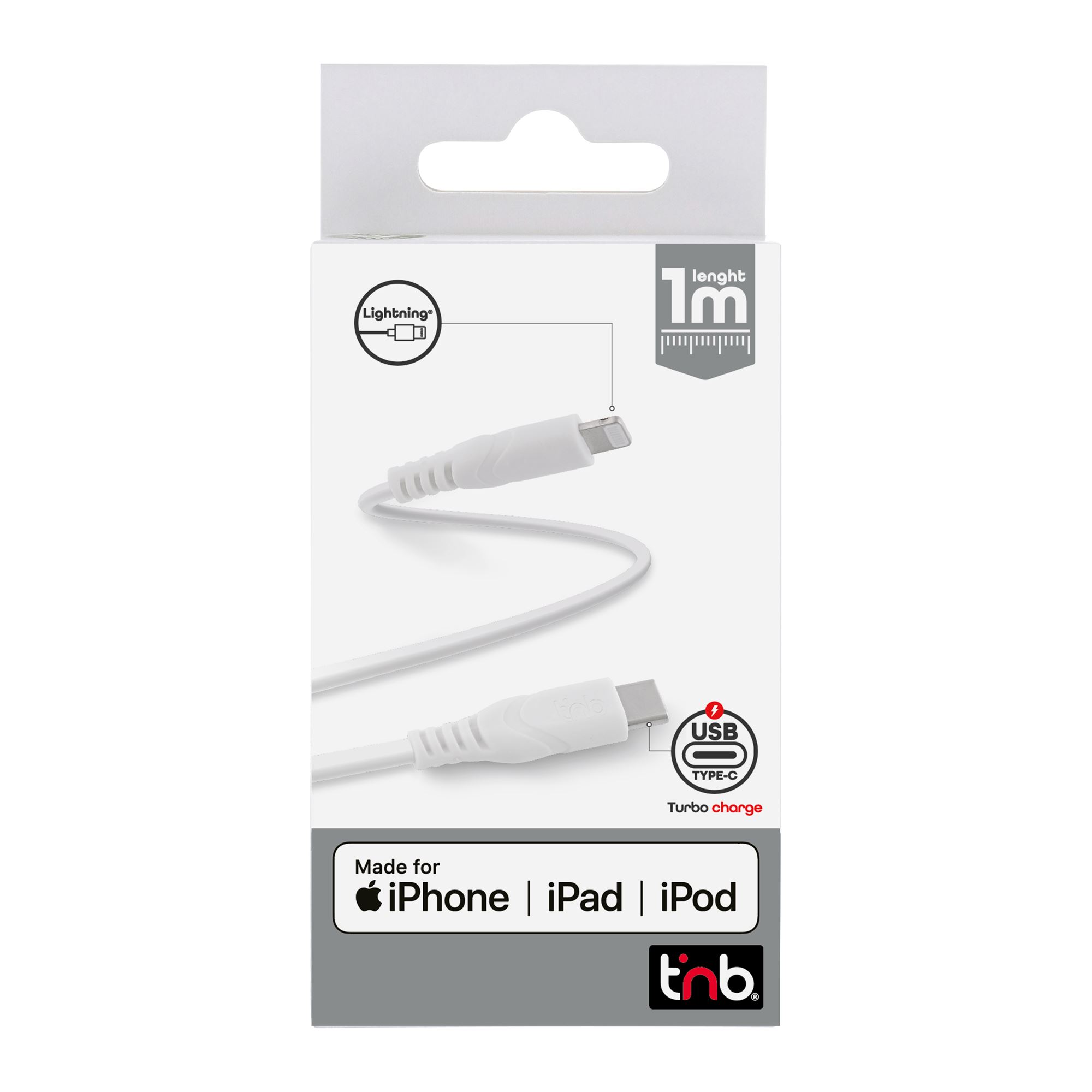 Cable de suministro de energía Lightning a USB-C4