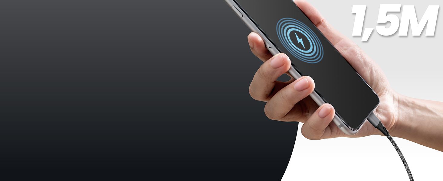 Câble USB-C vers Lightning connecteurs finition alu gris sidéral6