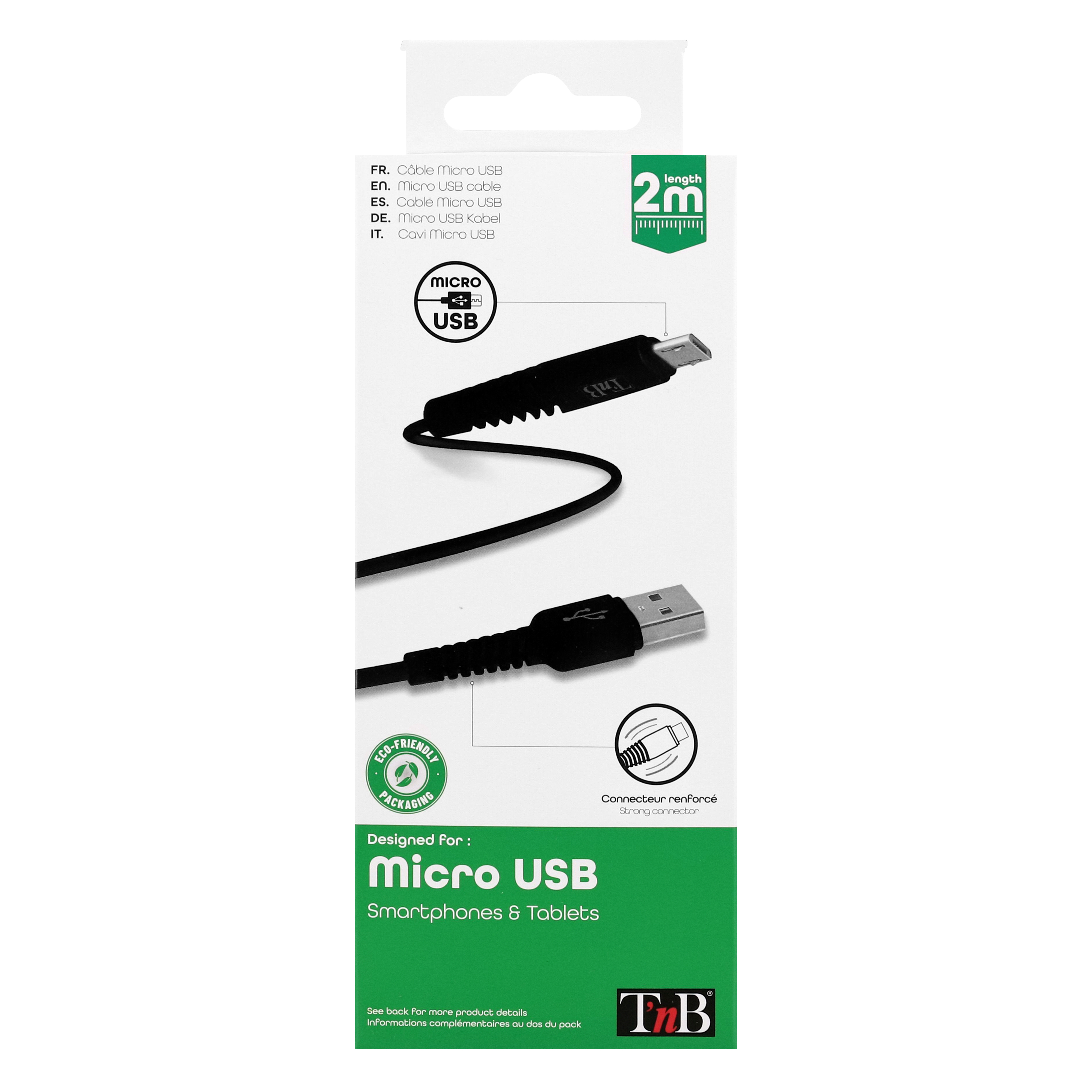 Câble Micro USB connecteurs renforcés4