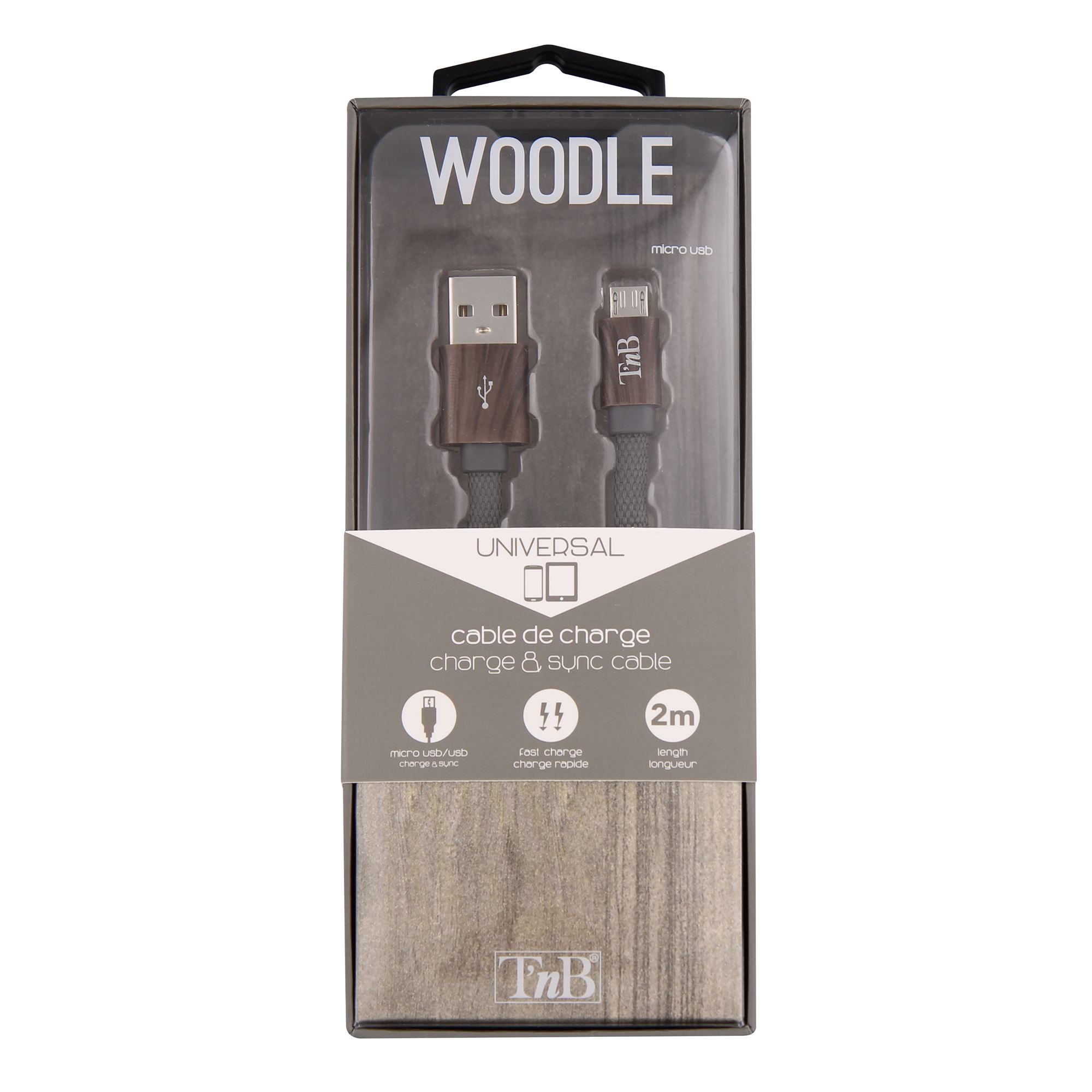 Câble Micro USB WOODLE3