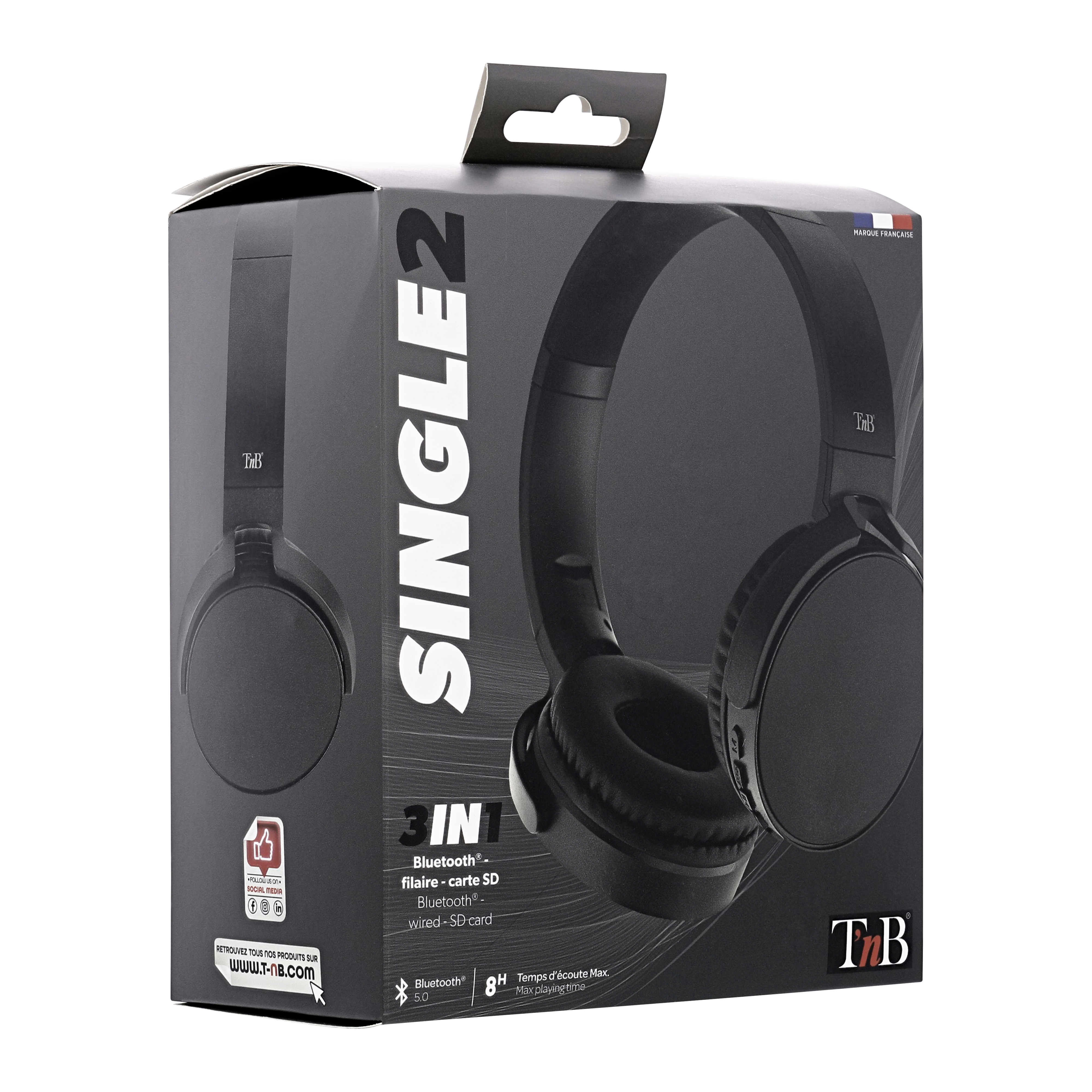 Casque Bluetooth SINGLE 2 Noir5