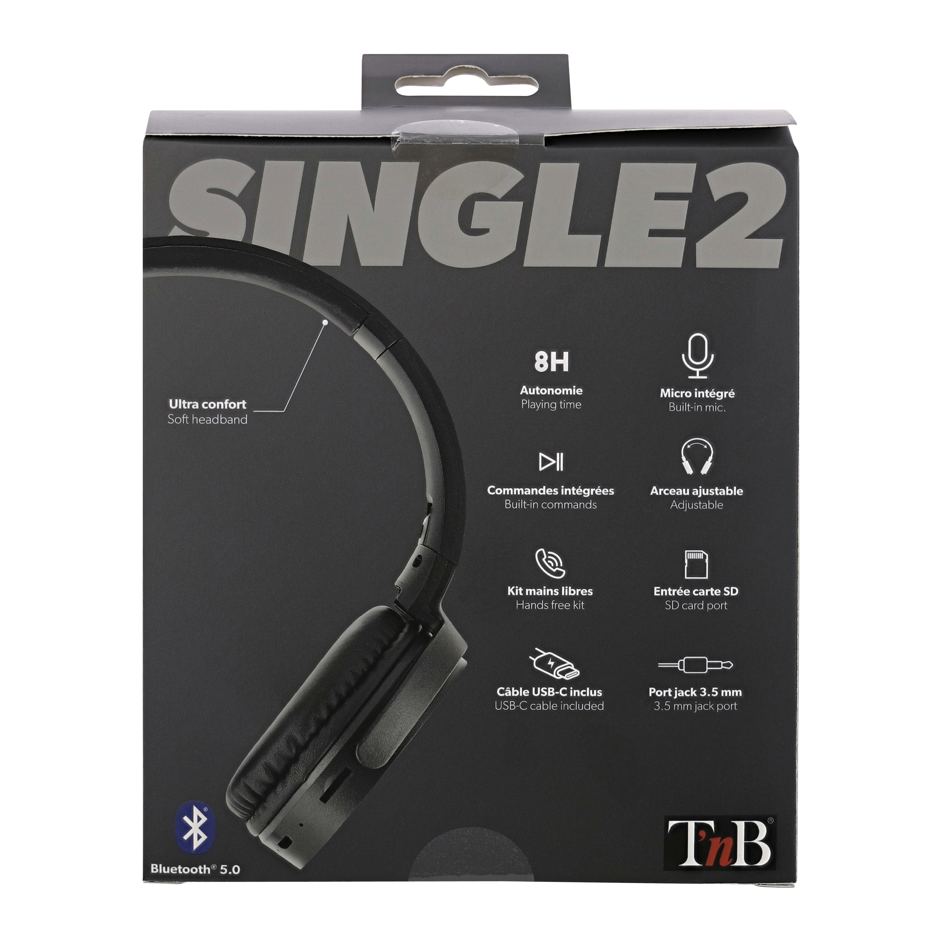 Casque Bluetooth SINGLE 2 Noir7