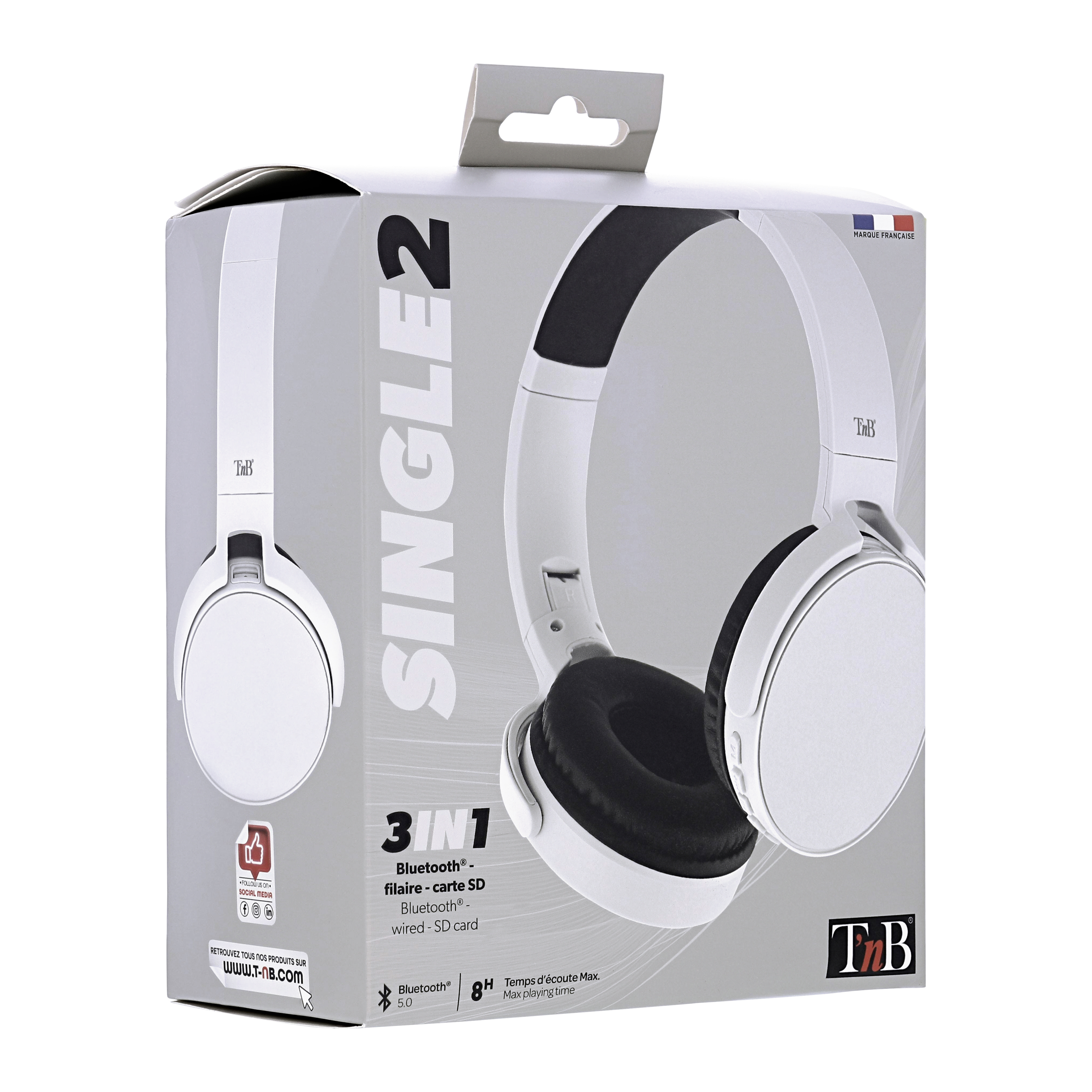 Casque Bluetooth SINGLE 2 Gris5