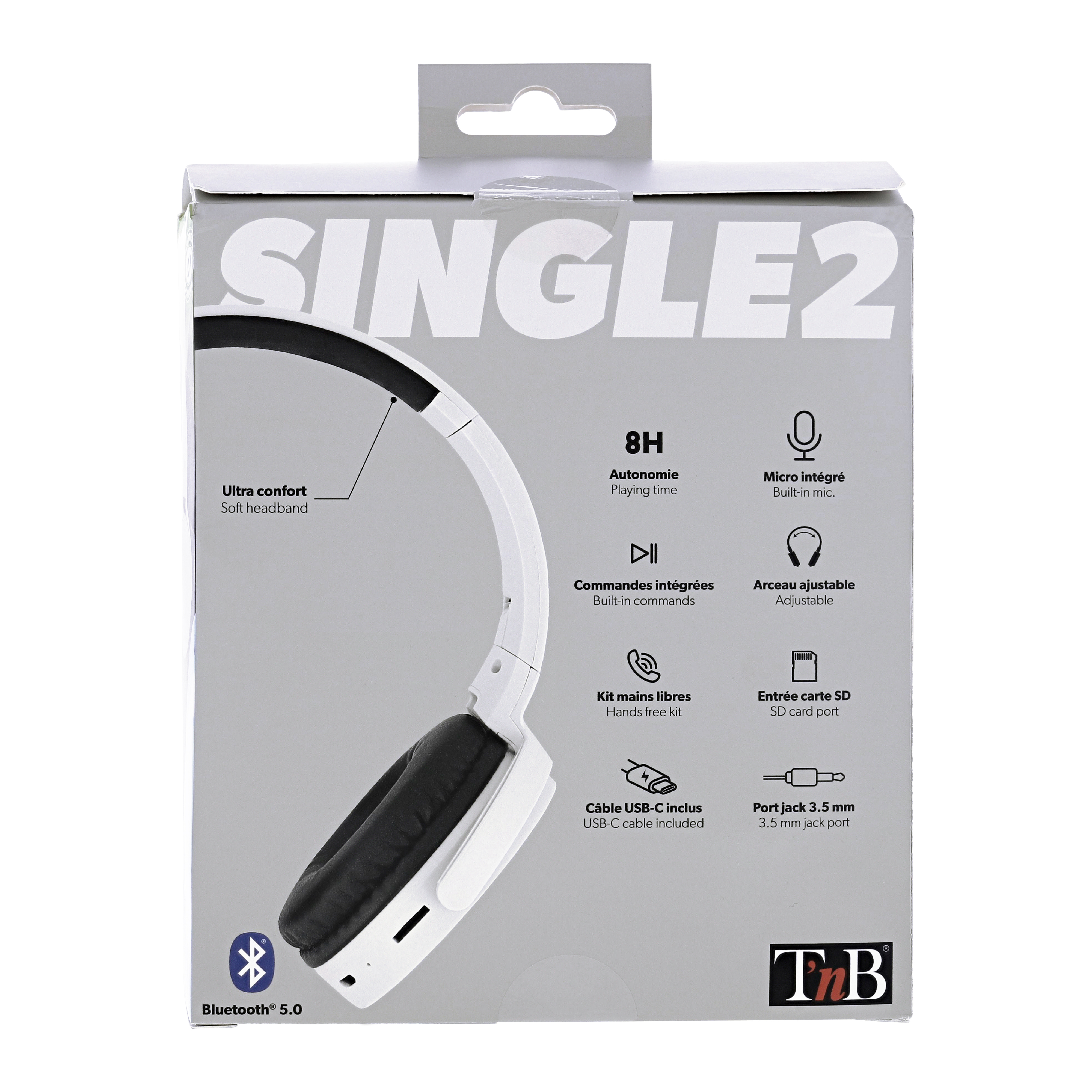 Casque Bluetooth SINGLE 2 Gris7