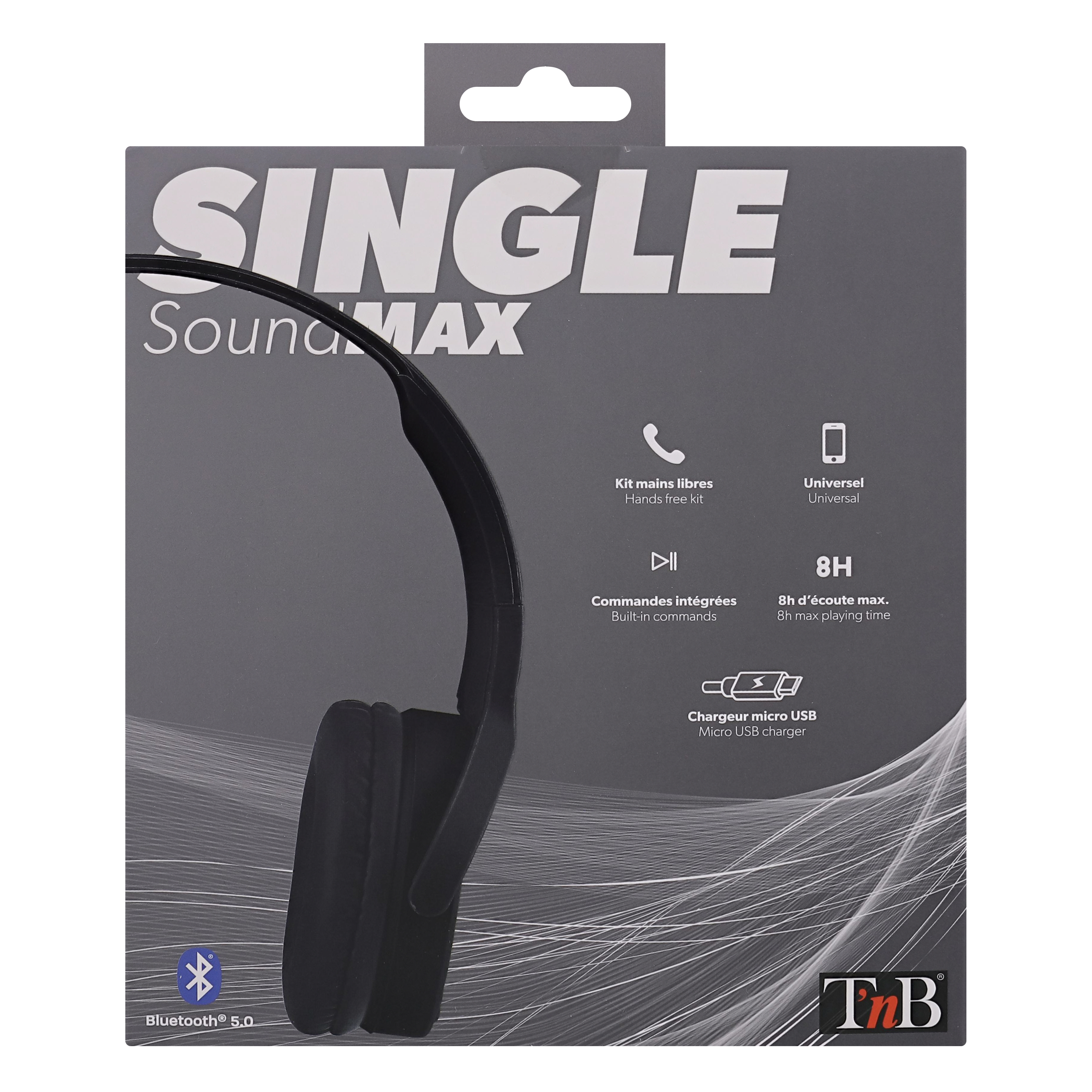 Casque Bluetooth SINGLE Noir8