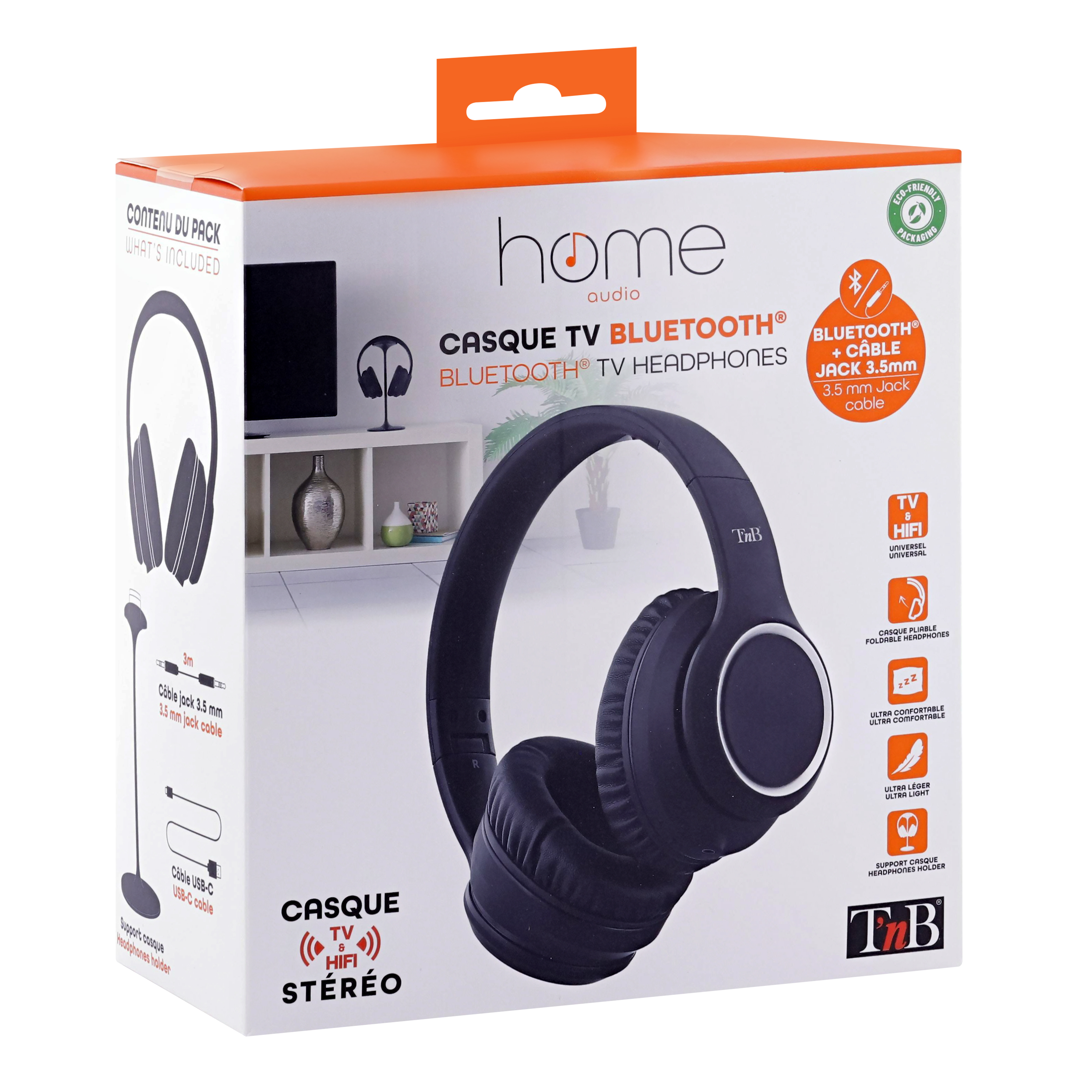 Casque TV Bluetooth4