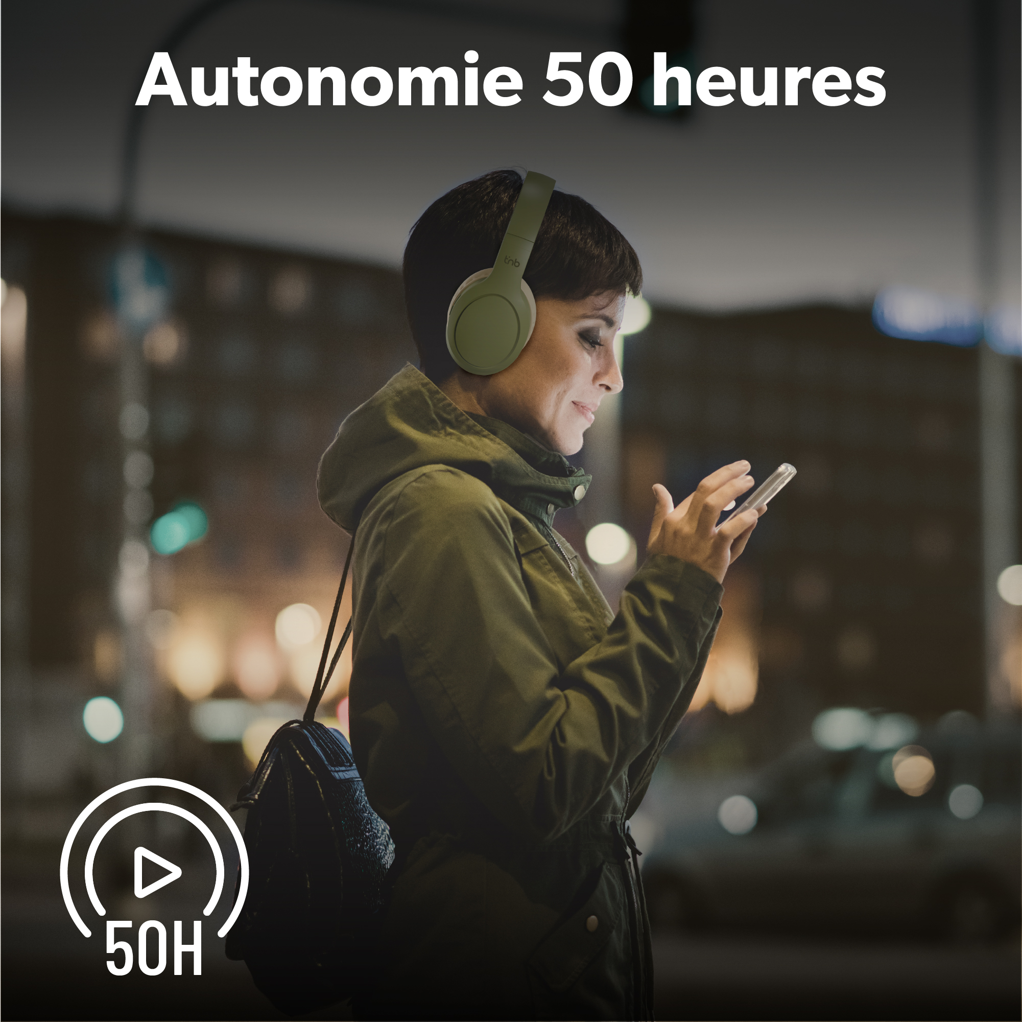 Auriculares Bluetooth supraaurales TONALITY4