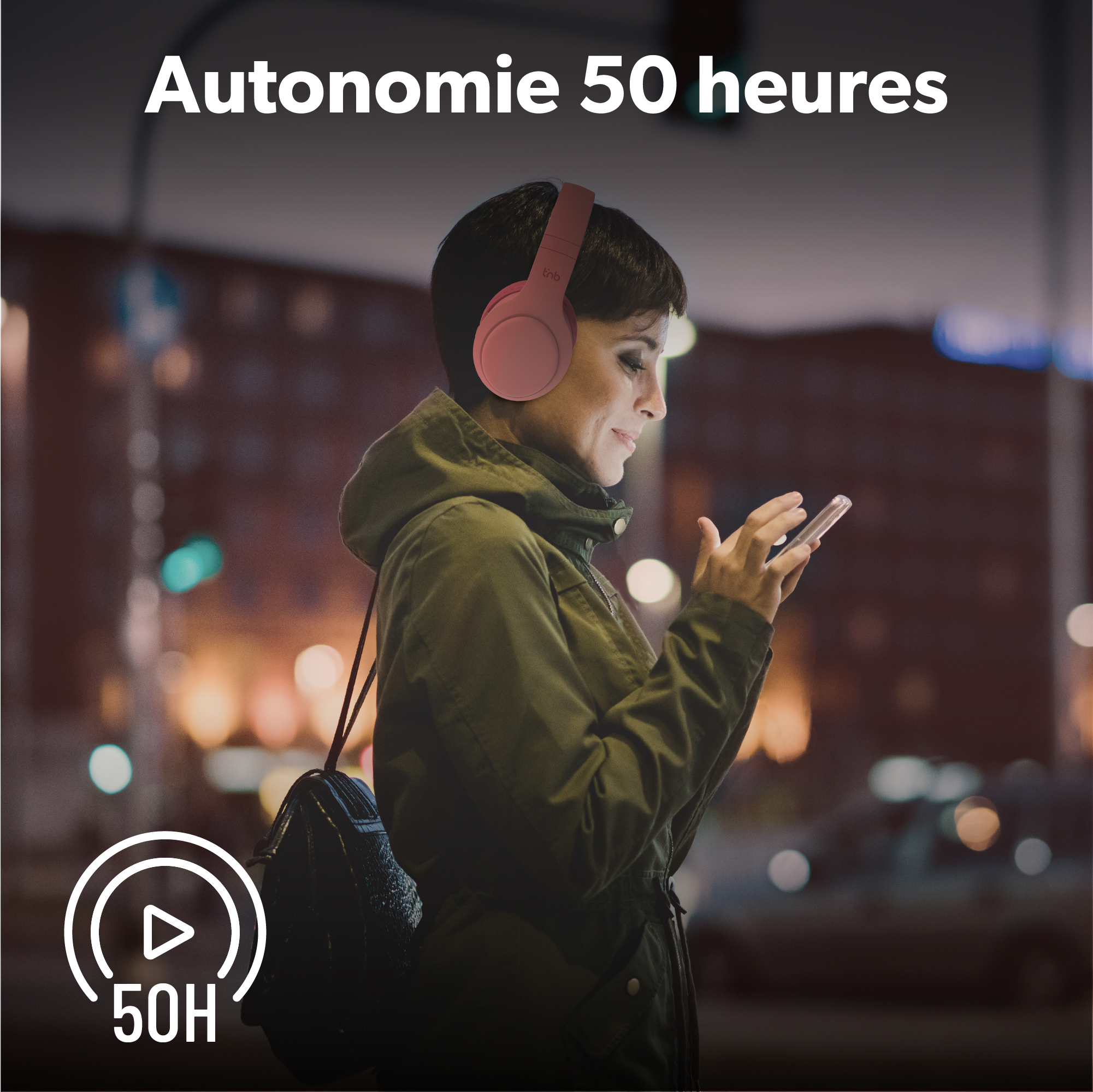 Casque Bluetooth circum-aural TONALITY4