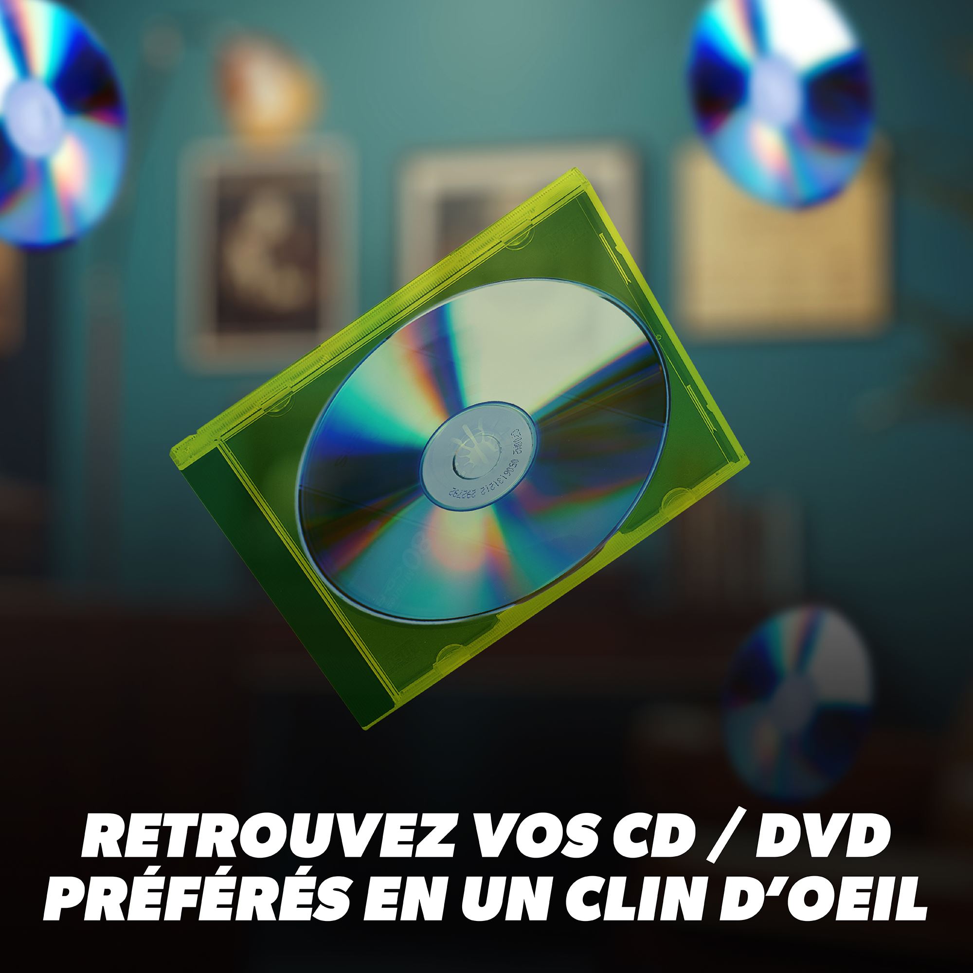 Boîtiers pour CD x 25 SLIM COLOR4