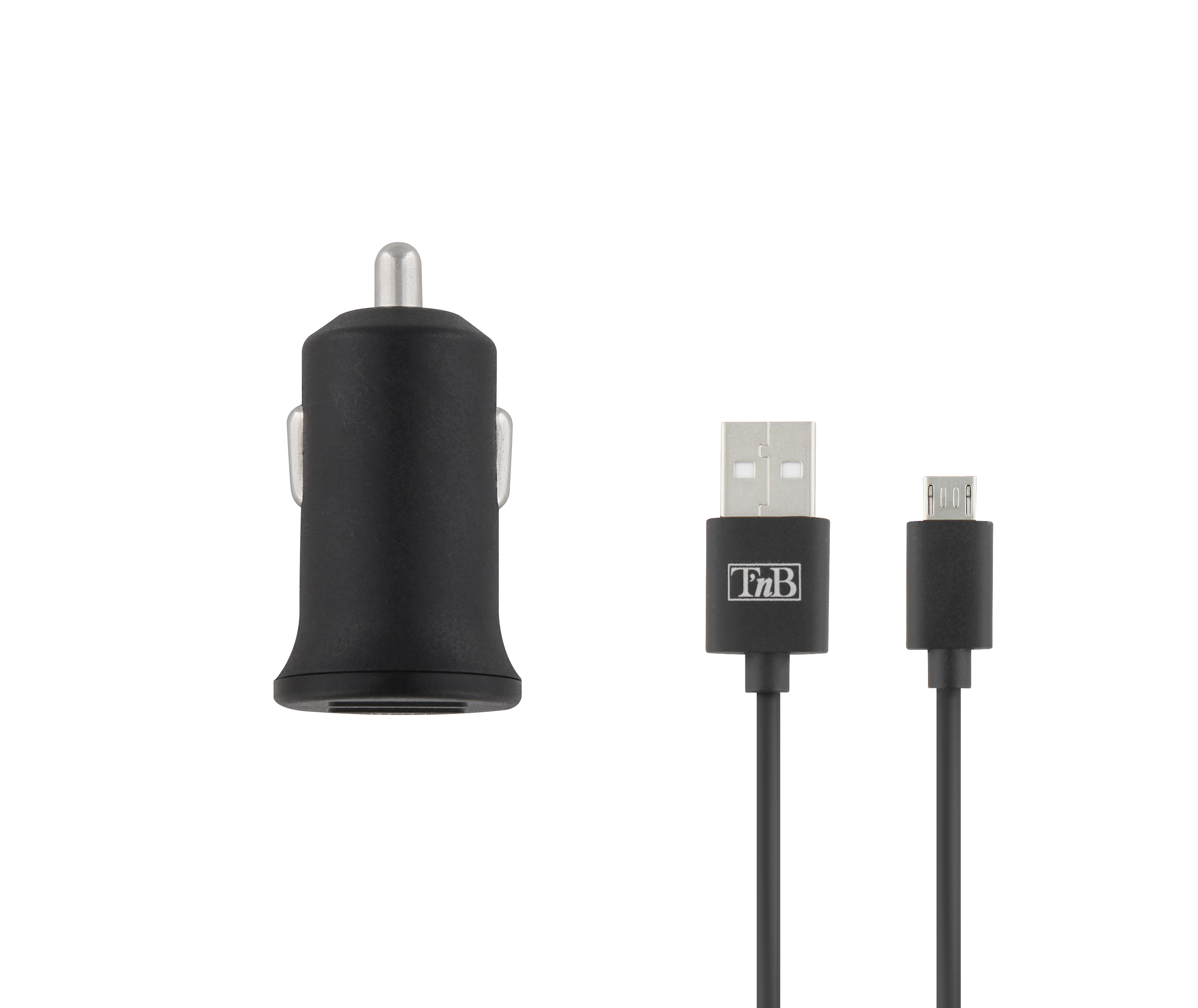 Chargeur allume-cigares 2XUSB-A 12W + câble micro USB3