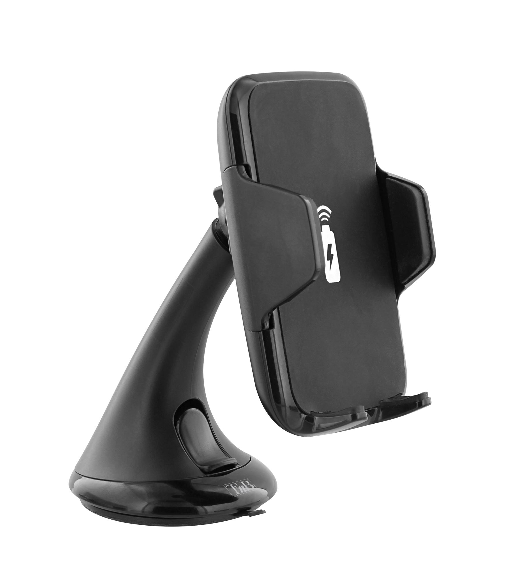CHARGEUR INDUCTION 5W-VENTOUSE SUPPORT VOITURE + CAC + CÂBLE4