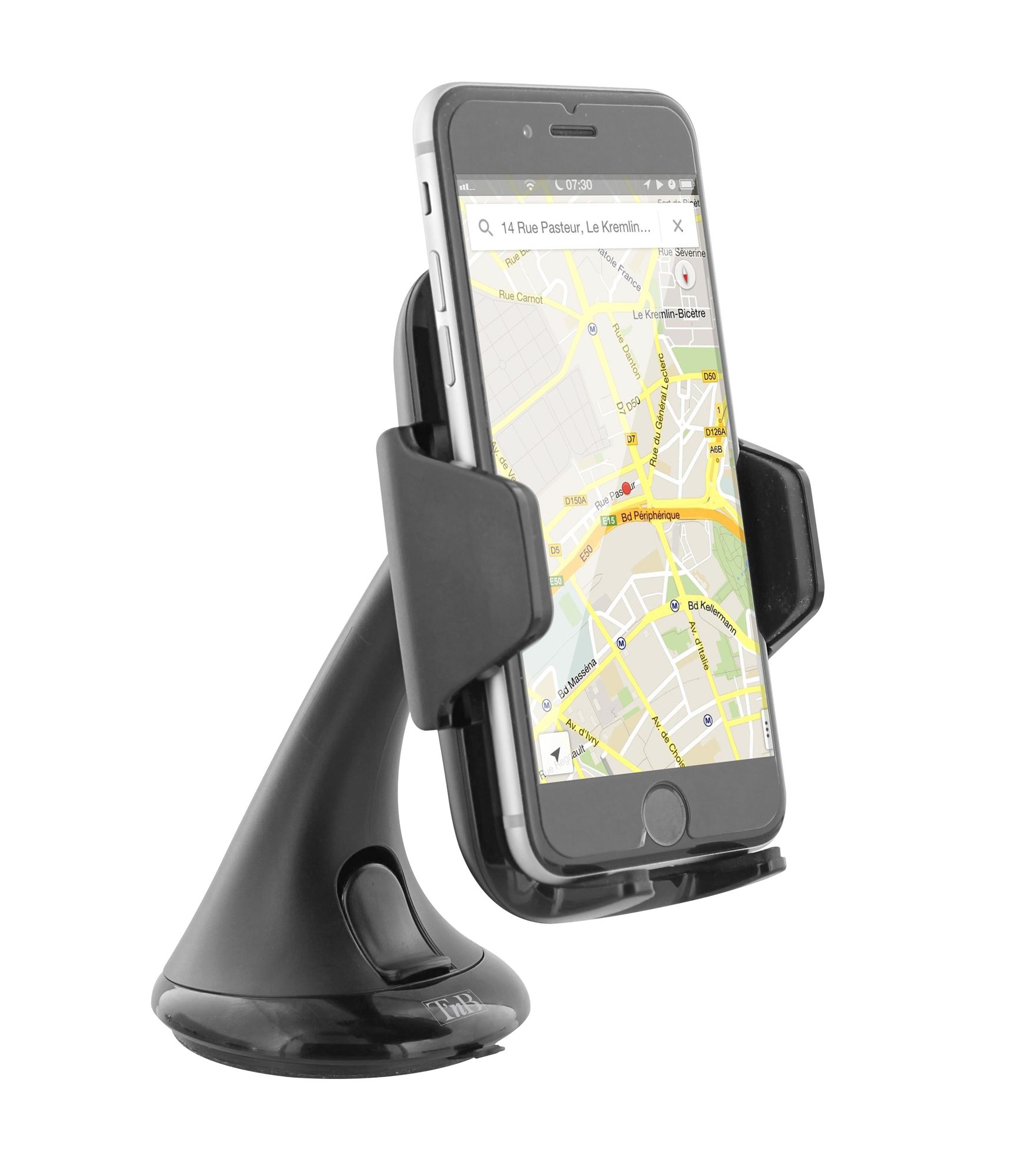 CHARGEUR INDUCTION 5W-VENTOUSE SUPPORT VOITURE + CAC + CÂBLE5
