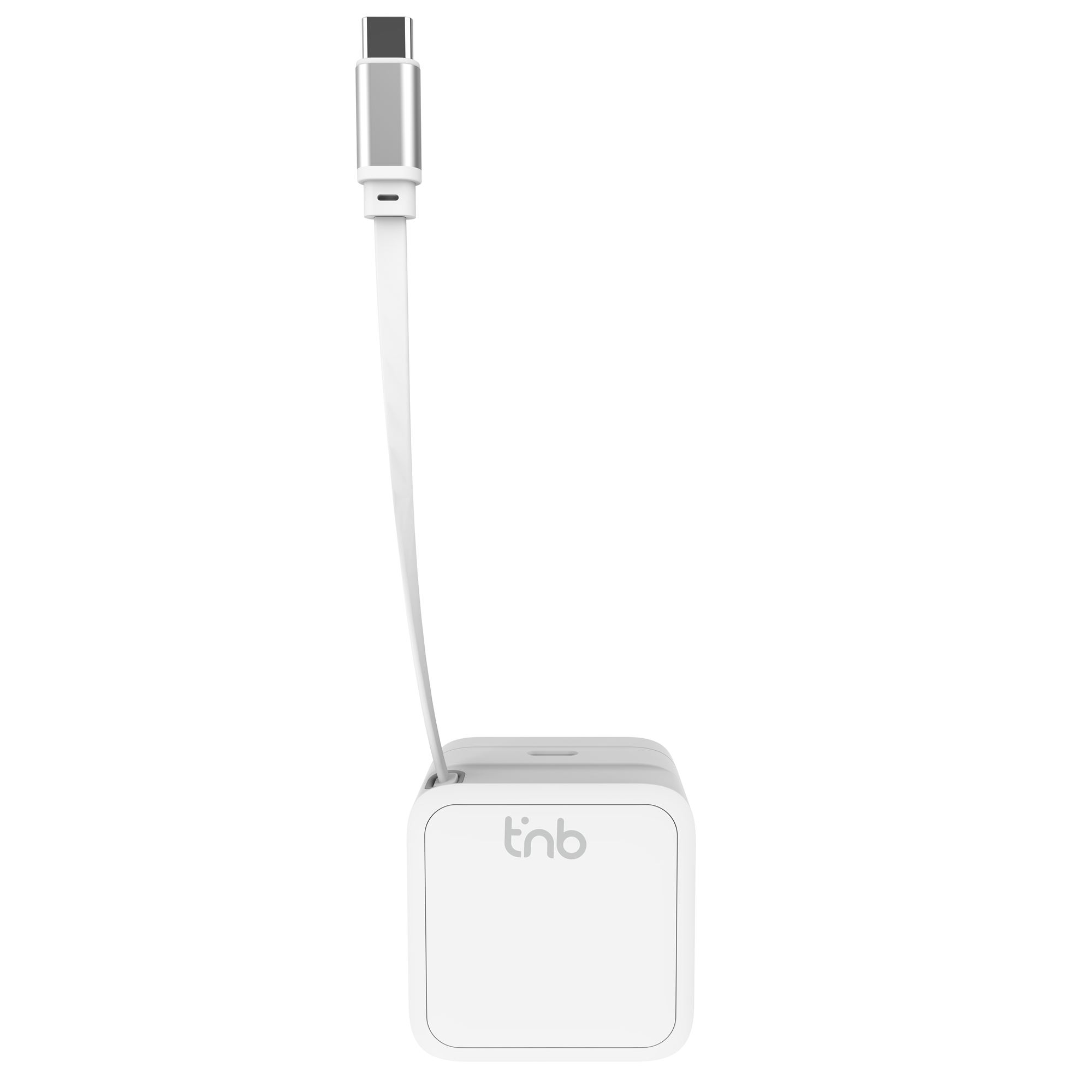 Chargeur secteur USB-C 35W avec câble rétractable Tug'n Block3