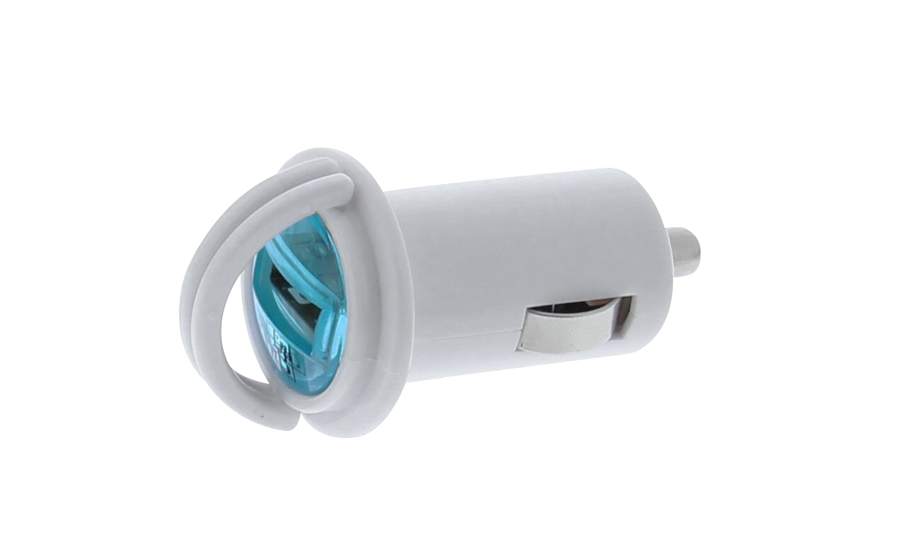 1XUSB-A Cargador de encendedor de cigarrillos de 5W + cable retráctil doc de 30 pines5